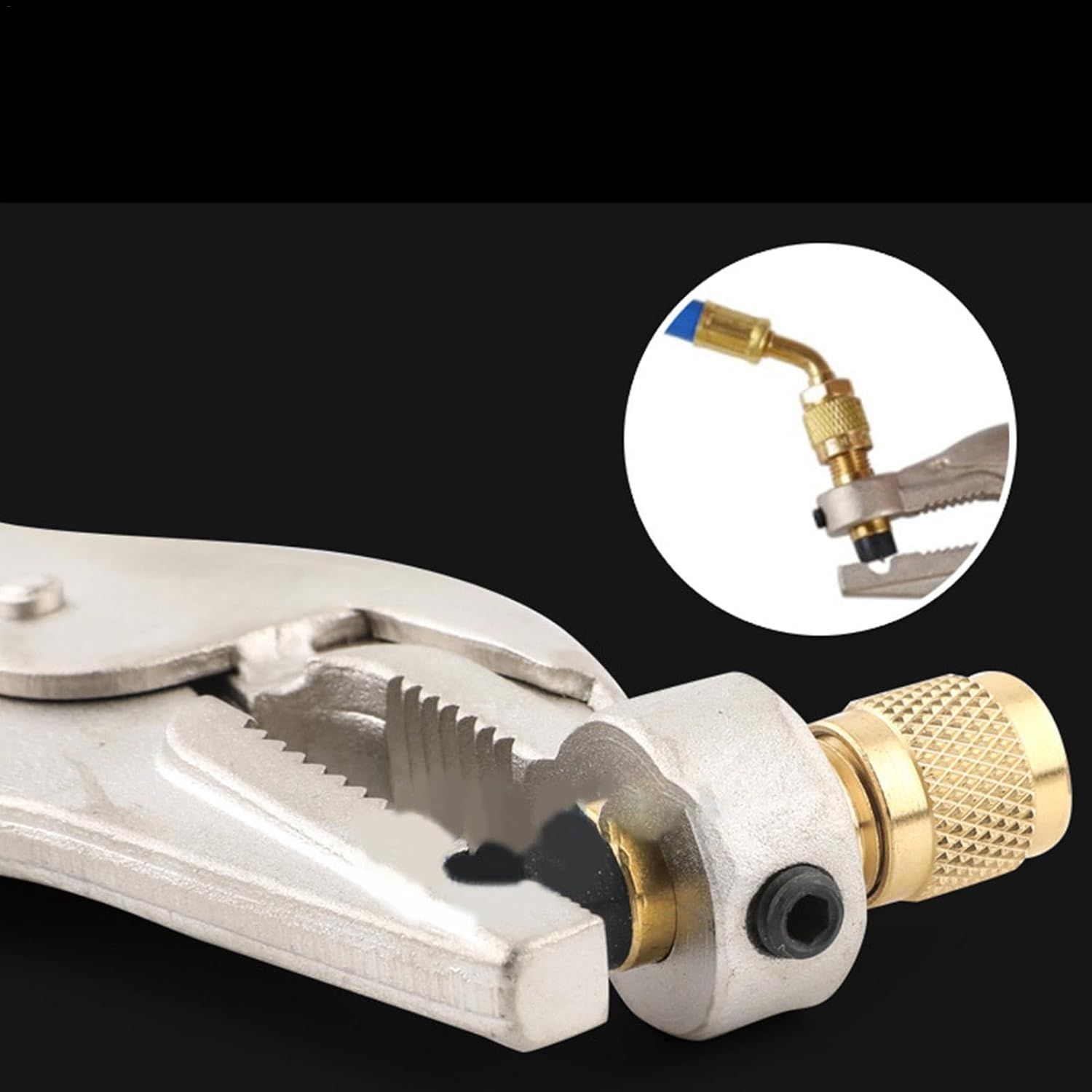 Refrigerant Recovery Tool, Refrigeration Tube Locking Plier, Air Conditioner Welding Tool, Locking Pliers for Refrigeration, Pinch-Off Lock Tool, HVAC Repair Tools, Refrigerant Pliers, image number 5