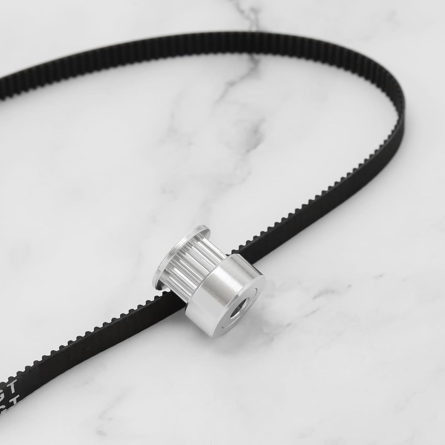 6PCS 2GT-6 3D Printer Timing Belt Set - 6Mm Width, 110Mm to 400Mm Lengths, 20 Tooth 5Mm Bore Aluminium Pulley image number 5