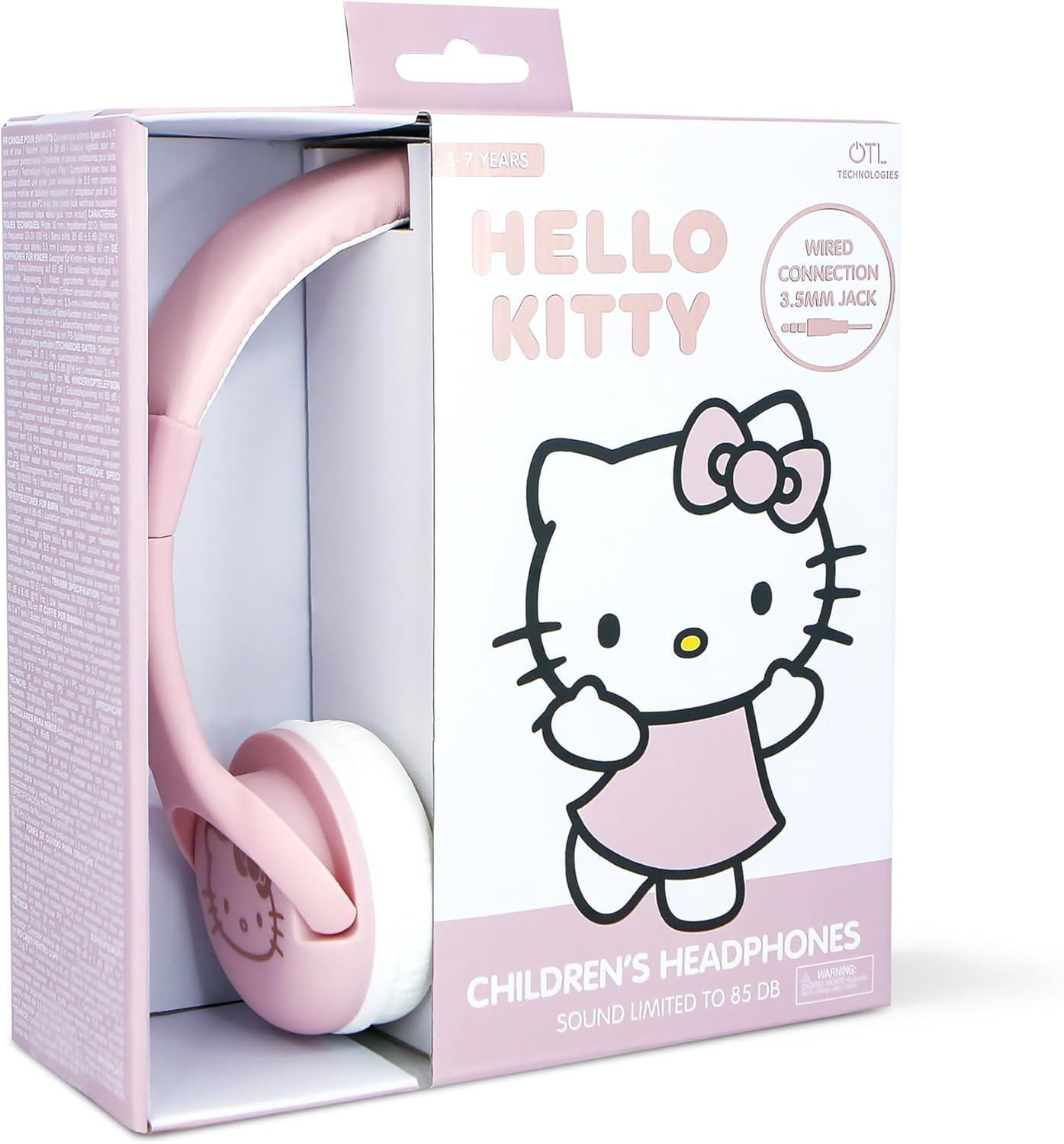 OTL Technoloiges HK1184 Hello Kitty Children'S Wired Headphones in Pink with Rose Gold image number 5