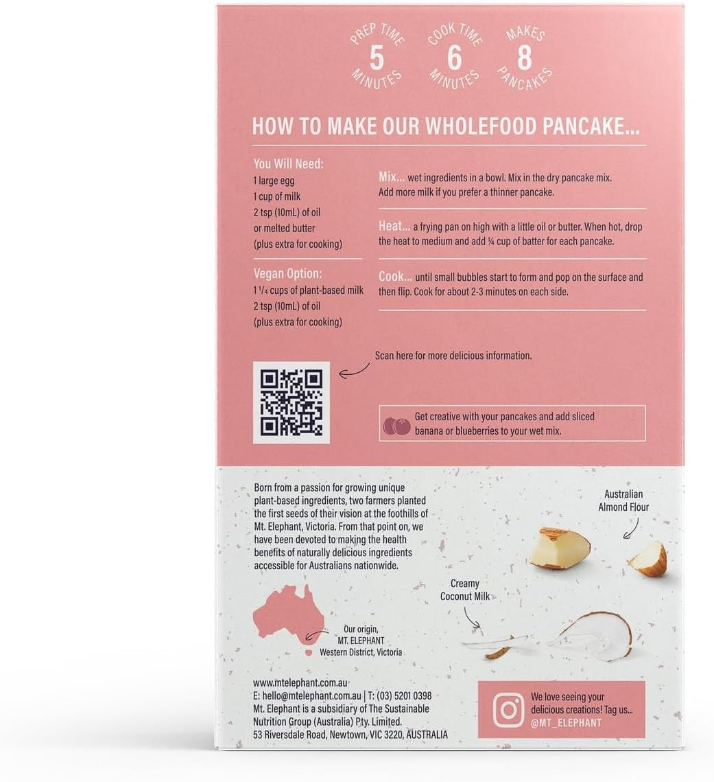 Mt. Elephant Buttermylk Wholefood Pancake Mix 230 G