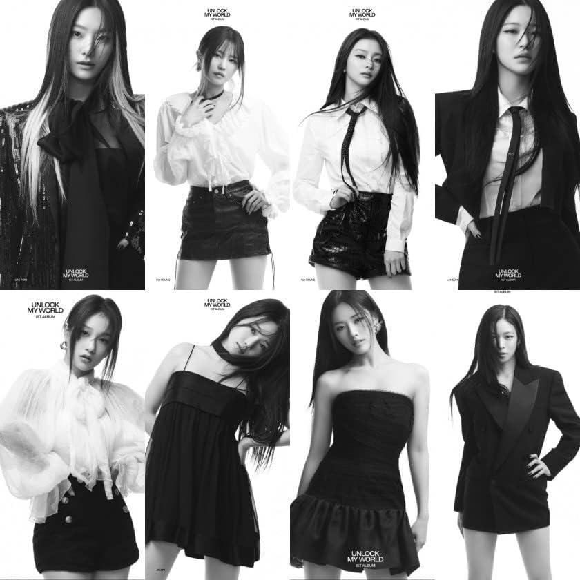 Fromis_9 Unlock My World 1St Album Weverse Album Version Card Holder+2P Photocard+1P QR Card+1Ea User Guide+Tracking Sealed image number 5