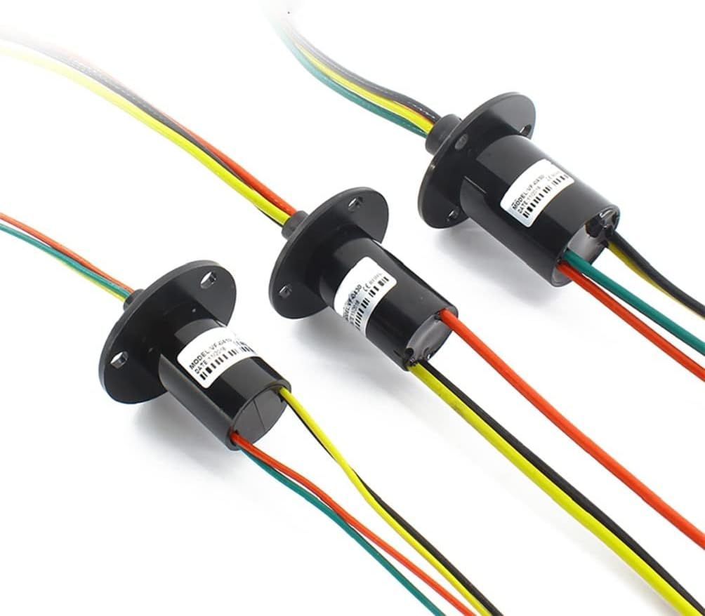 Slip Ring Electrical Slip Ring Motor Slip Ring Rotating Connector Slip Ring Electrical Connector Slip Ring Connector 3 Wires 10A Diameter 22Mm image number 5
