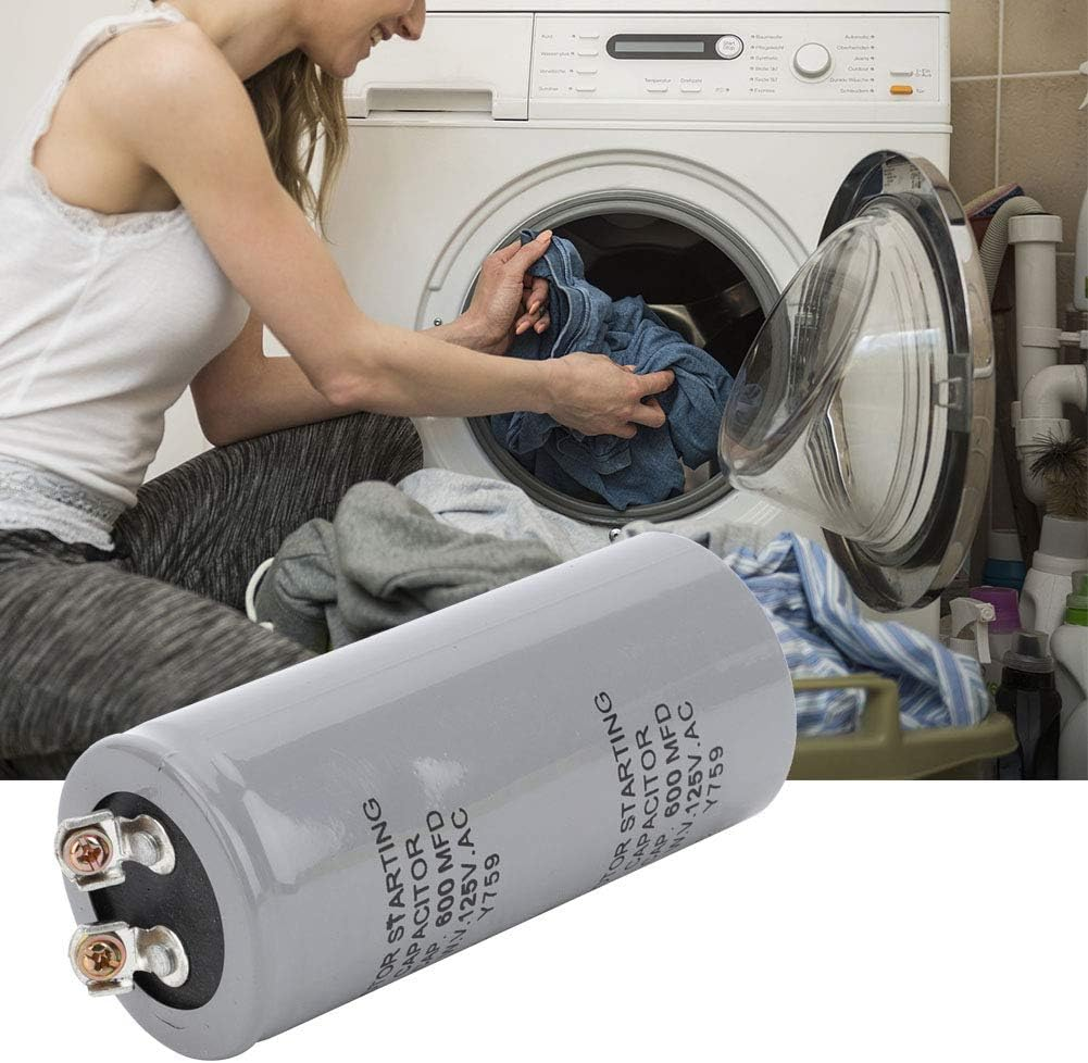 Capacitor, Capacitor CD60 600MFD 125VAC Motor Started Capacitor 43X102Mm, CD60 Motor Start Capacitor 600MFD AC Starting Capacitor image number 4