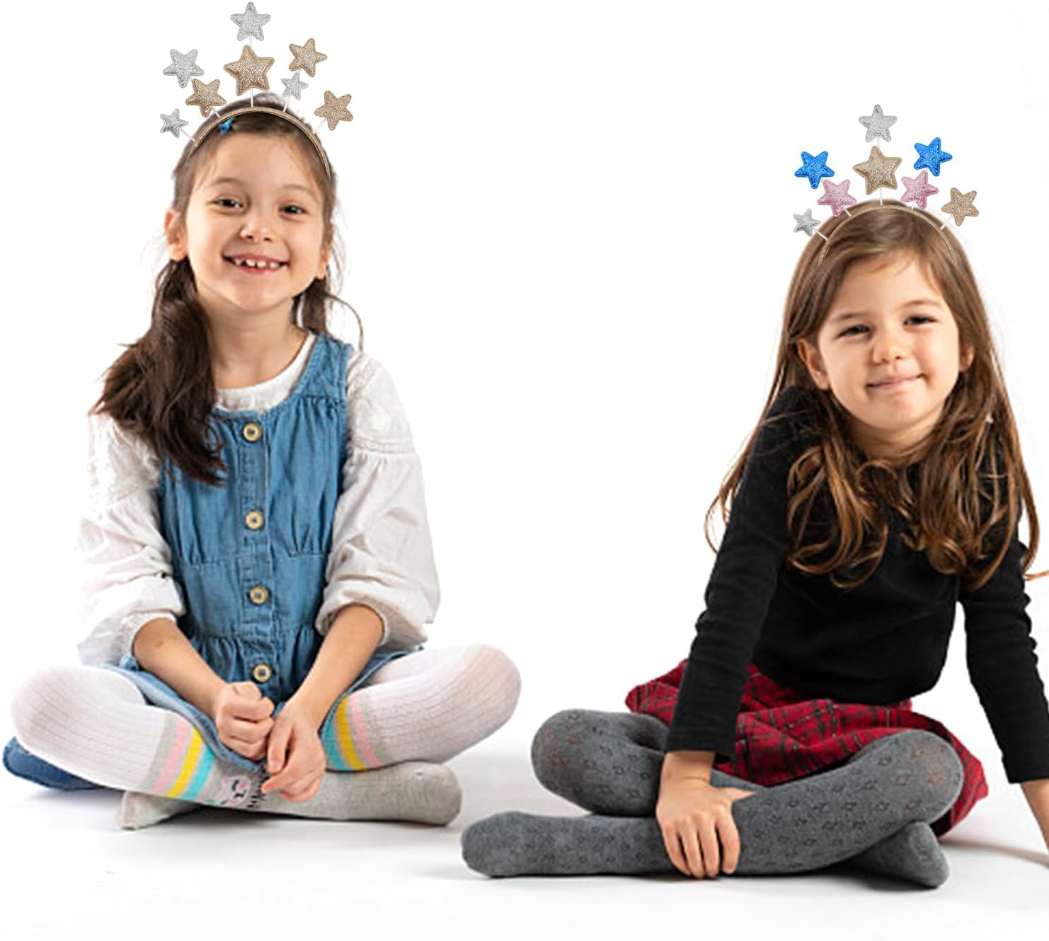 2 Pieces of Star Headbands, Girls&rsquo; Hair Accessories, Creative Five-Pointed Star Headbands, Photo Props, Holiday Party Decorations image number 4