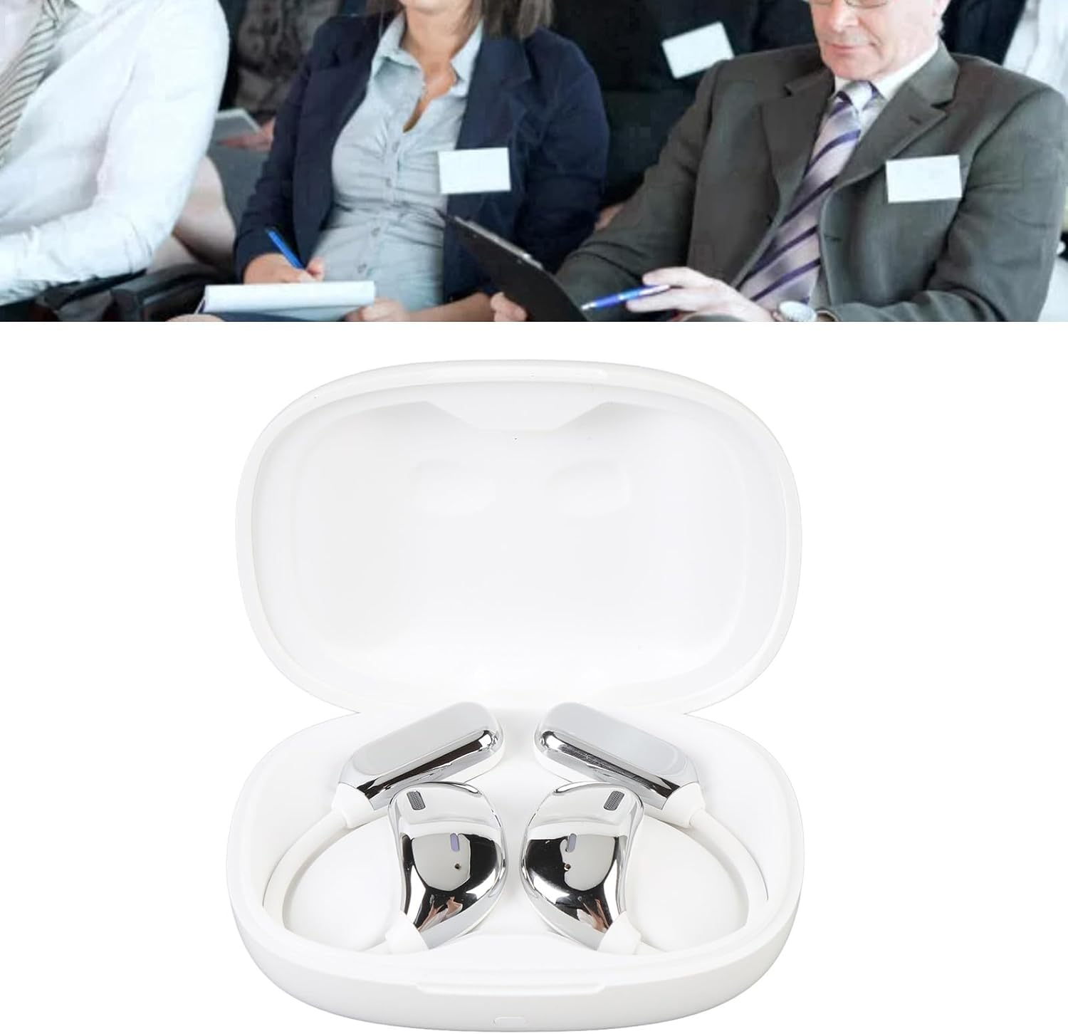 Generic Translation Earbuds, 3 in 1 Ai Translator Earbuds 150 Languages & Accents Translation in Real Time, Language Fit Ios &, for Travel Business Learning image number 5