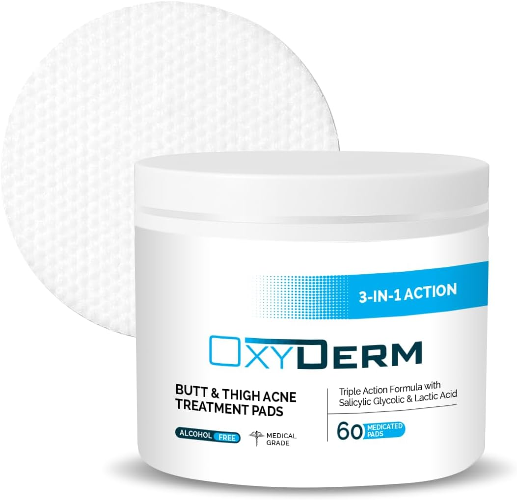 Butt & Thigh Acne Treatment Peel Pads- Exfoliating Treatment Pads to Eliminate Acne Causing Bacteria. Removes Pimples, Blemishes & Ingrown Hairs for the Buttocks & Thigh Area for Both Men & Women. image number 5
