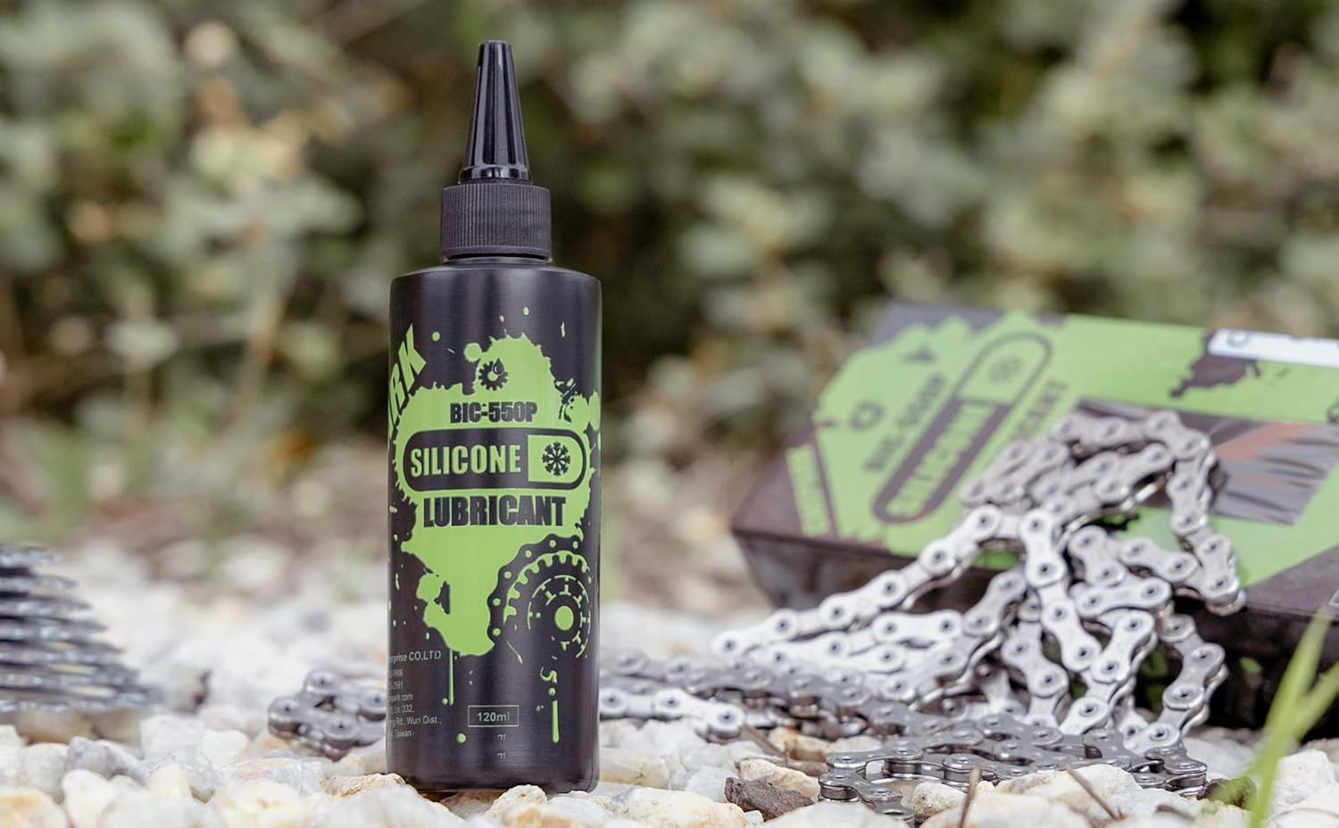 Cyclingdeal Bike Silicone Chain Lubricant Bicycle Maintenance Greaser Oil - 120Ml image number 3