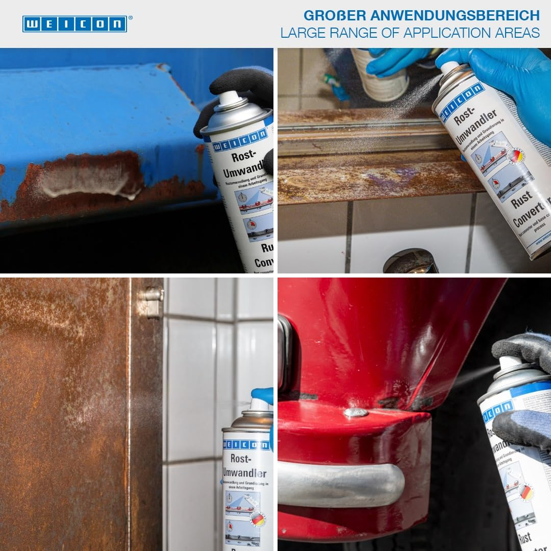 WEICON 11155400 Rost-Umwandler Rust Converter, Beige, Transparent image number 3