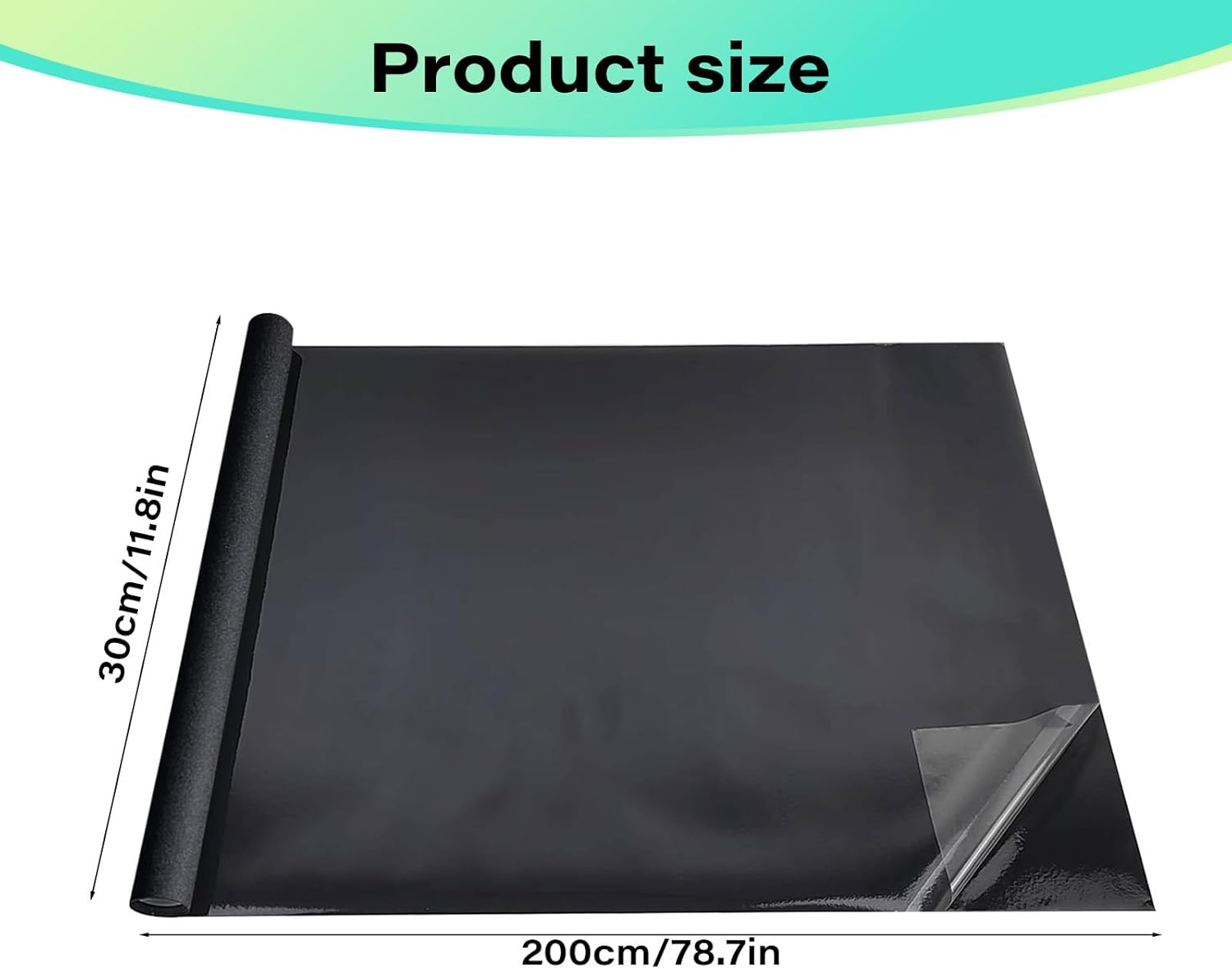 Aquarium Background Static Cling Black Fish Tank Background Wallpaper Fish Tank Backdrop Vinyl Aquarium Poster Background 78 X 12 In image number 6