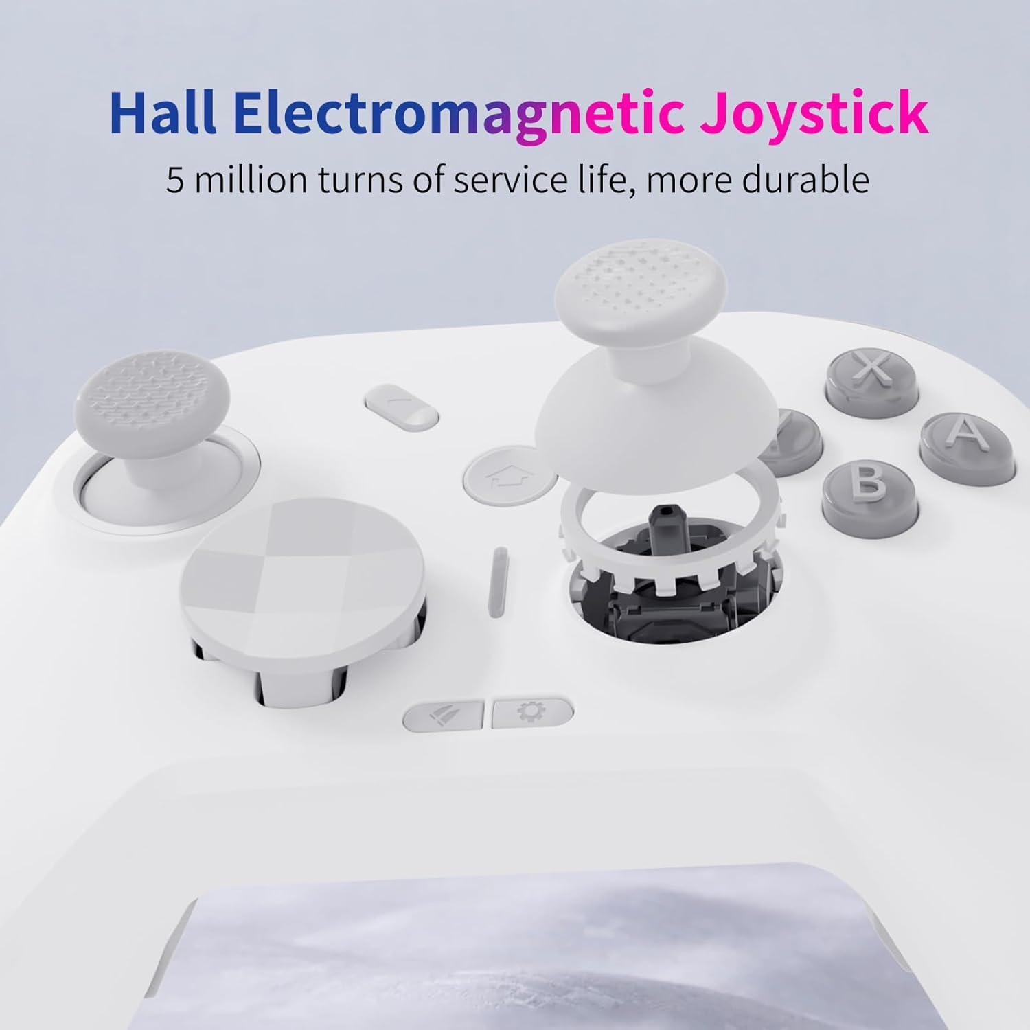 COIORIVIS Pro HD Controller (No Drift) for Switch/Pc/Android/Macos/Ios with 4 Back Buttons, Hall Joysticks and Triggers, HD Vibration,1000Hz Polling Rate image number 1