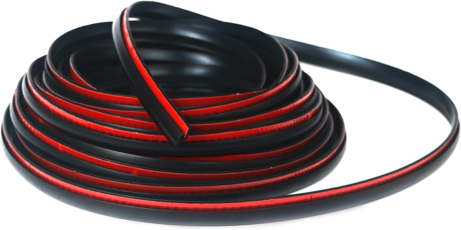 Sdano Fender Flare Rubber Seal,Fender Flare Edge Trim,Fender Flare Gasket,Fender Flares Trim Car Truck Wheel Wells,Bonds W/3M Automotive-Grade Adhesive Tape,Universal,T-Style,60&rsquo; Length FFET-60