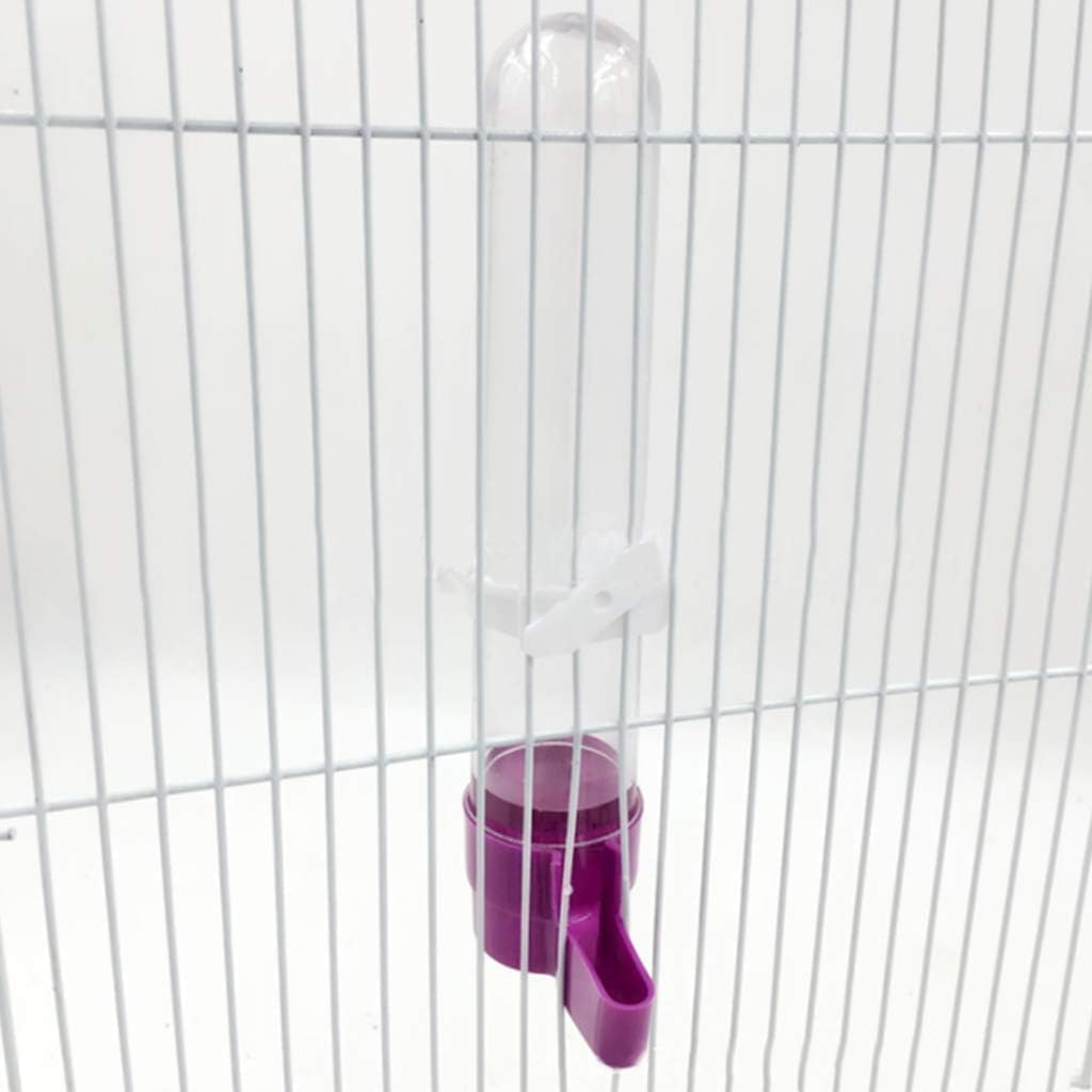 1Pc Parakeet Water Dispenser Hanging Plastic Automatic Feeder for Cage No Spill Food Container for Small Medium Birds Parrot Toys African Grey for Small Parrots Conure Macaw Parrot Toys(Random Color) image number 3