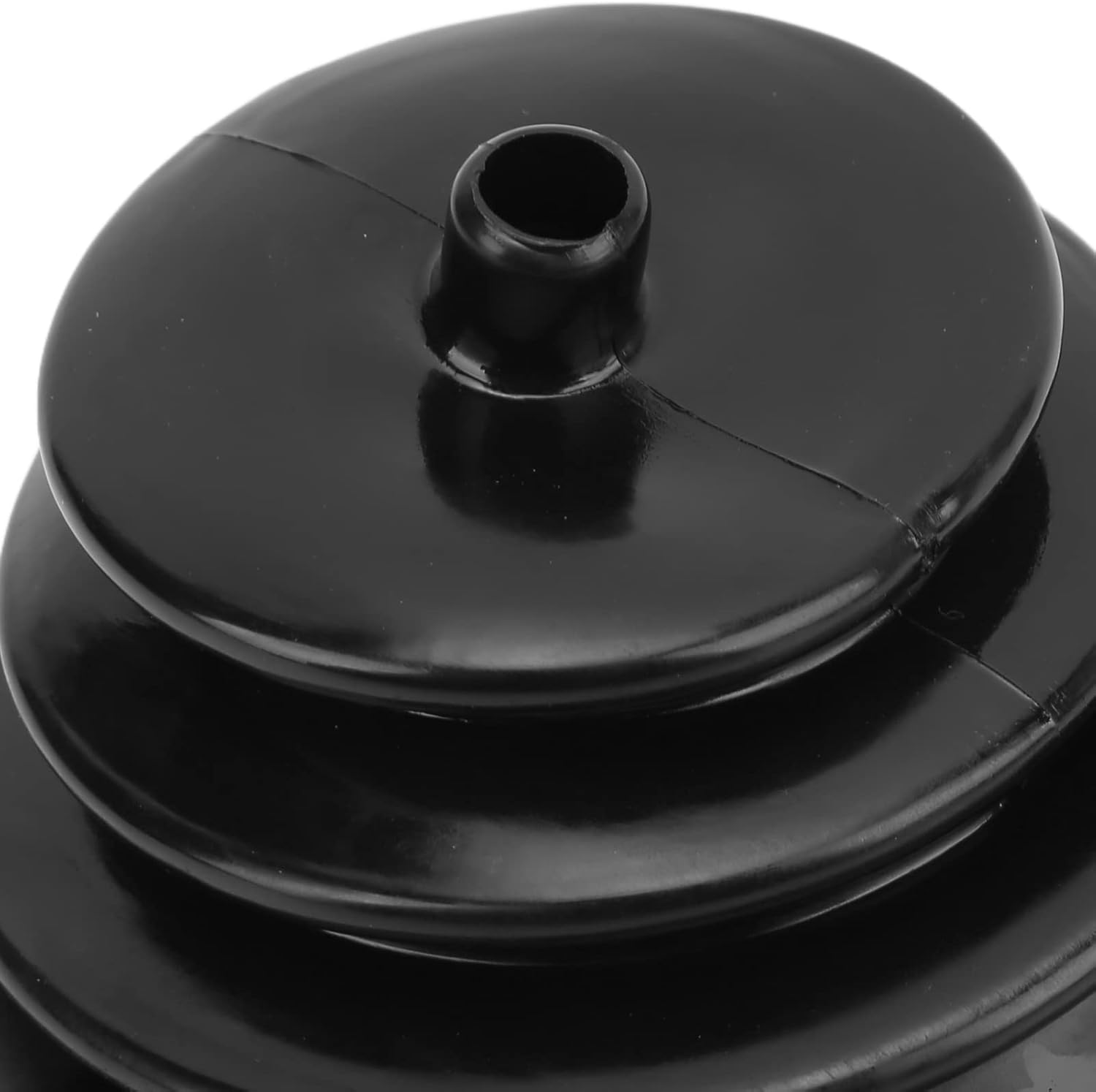 Universal Rubber Gear Shift Handbrake Lever Boot Plate Kit round 5.250In Dustproof Black image number 4