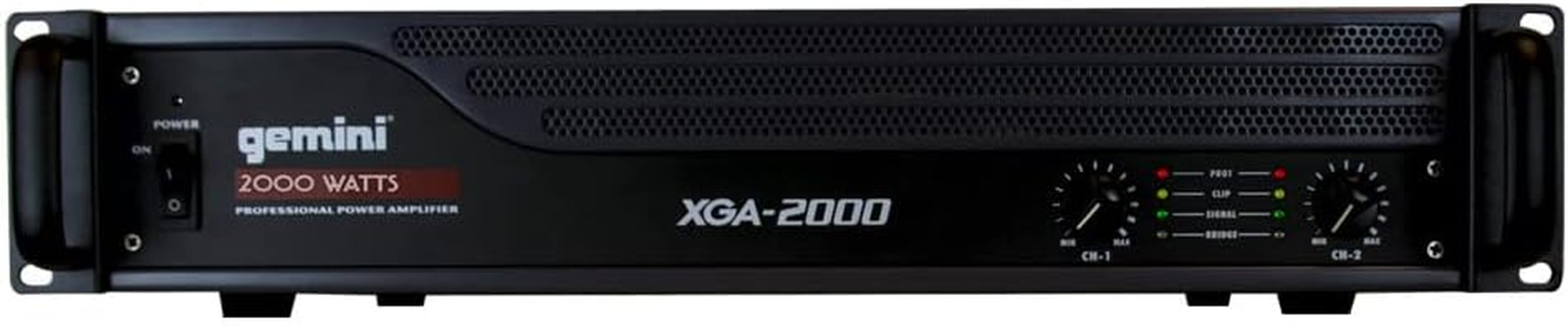 Gemini XGA Series XGA-2000 Professional Quality PA System DJ Equipment Power Amplifier with 2000 Watt Instant Peak Power image number 3