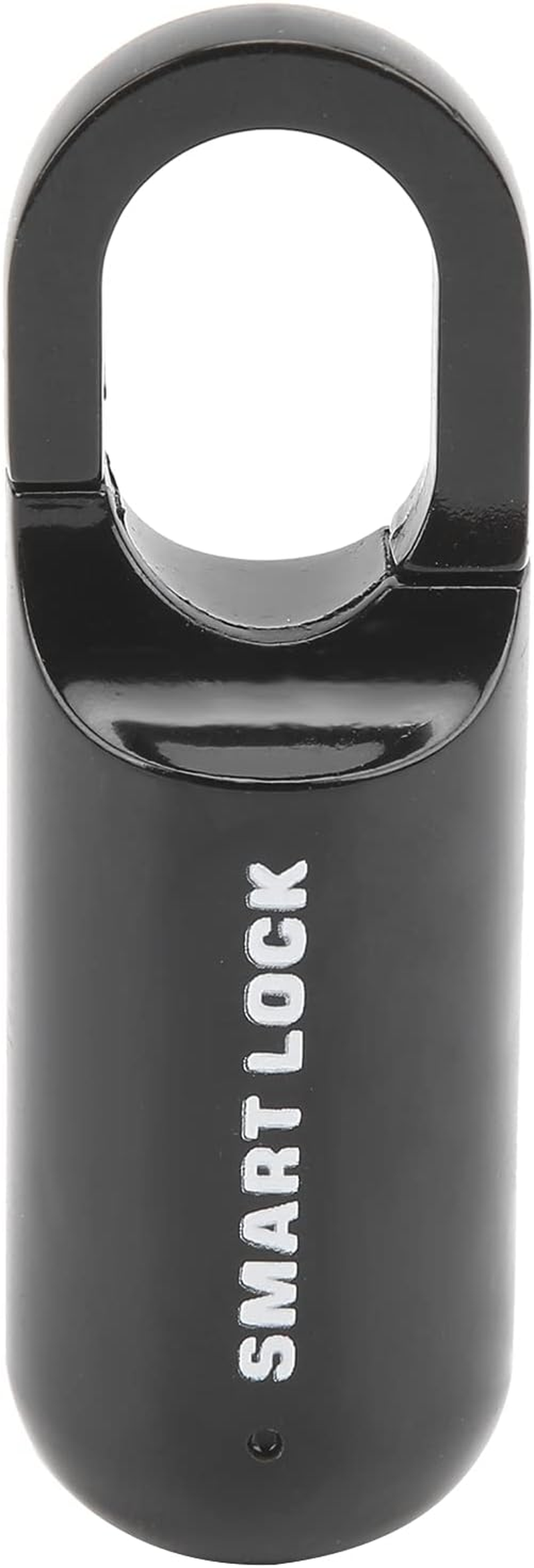 Portable Fingerprint Padlock, Keyless Fingerprint Lock, Security Mini Smart Lock, USB Rechargeable Digital Padlock, Suitable for Gym, Sports, Bike, School, Fence and Storage (Red)