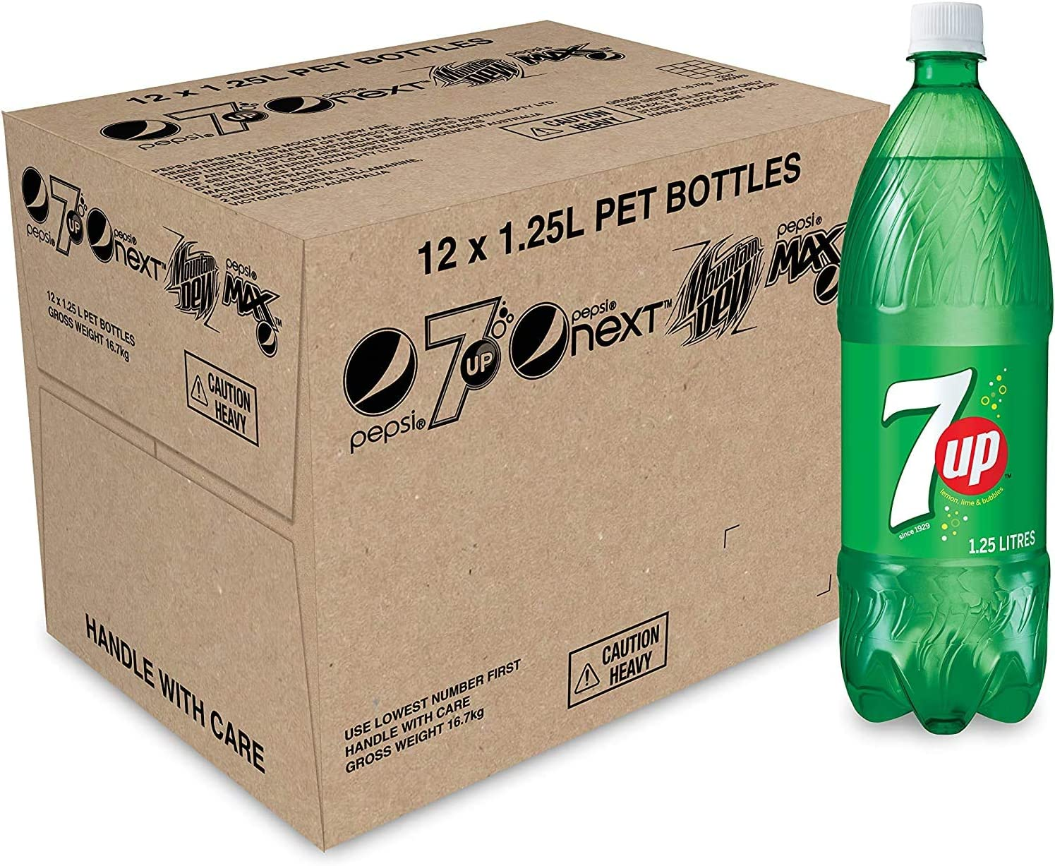 7UP Sparkling Lemonade, 12 X 1.25L image number 1