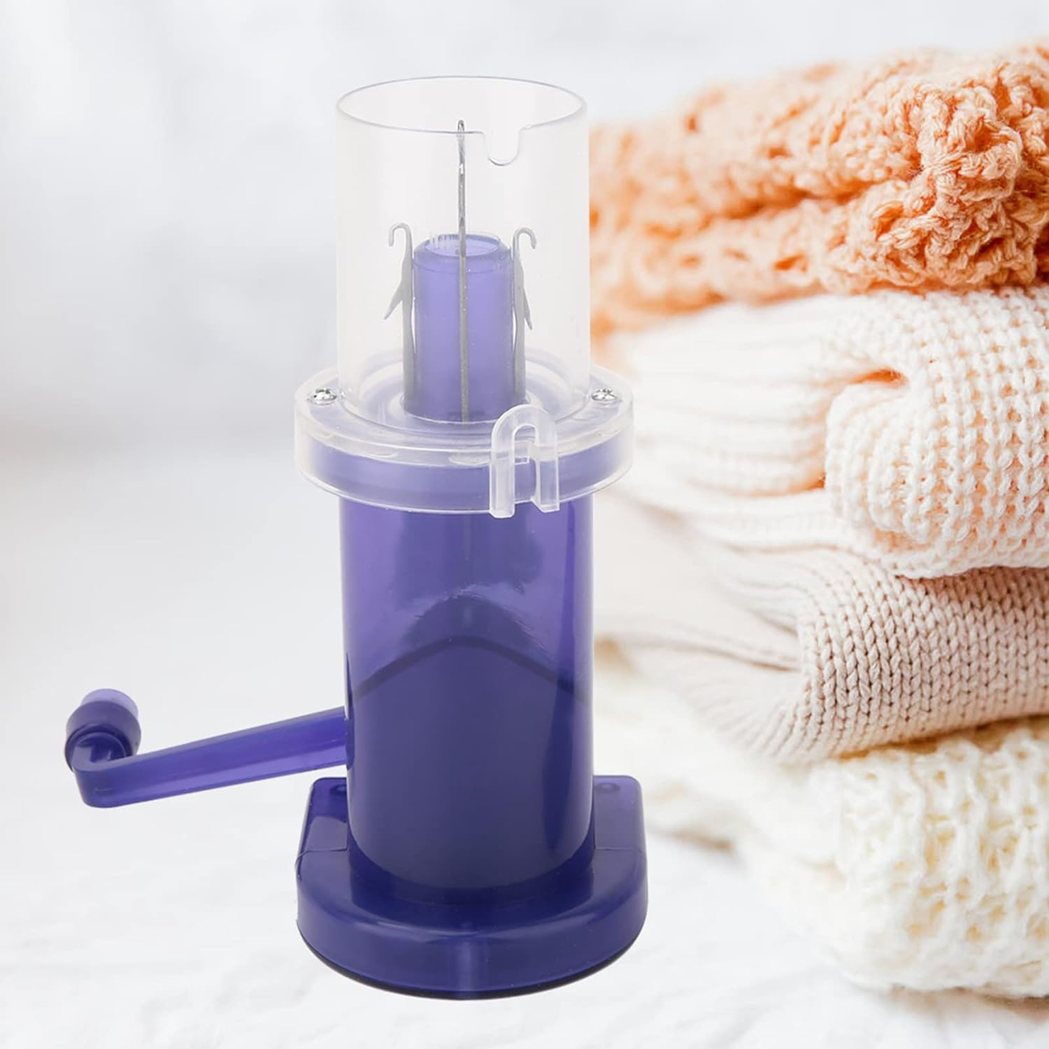 Sluffs Icord Knitting Machine, Easy Weaver Tool, DIY Household Hand Spool Knitter, Handoperated Craft Bracelet Weave Tool image number 1