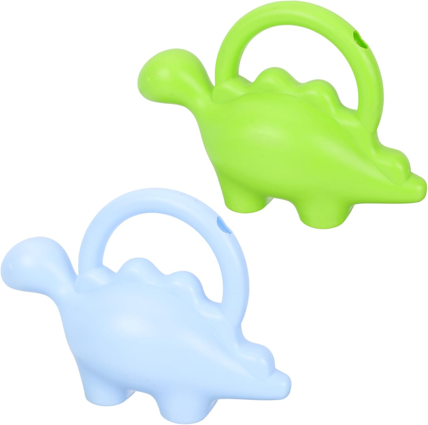Dinosaur-Shaped Plant Watering Can for Boys and Girls 2Pcs Small Garden Watering Kettles in Green and Blue for Indoor and Outdoor Gardening