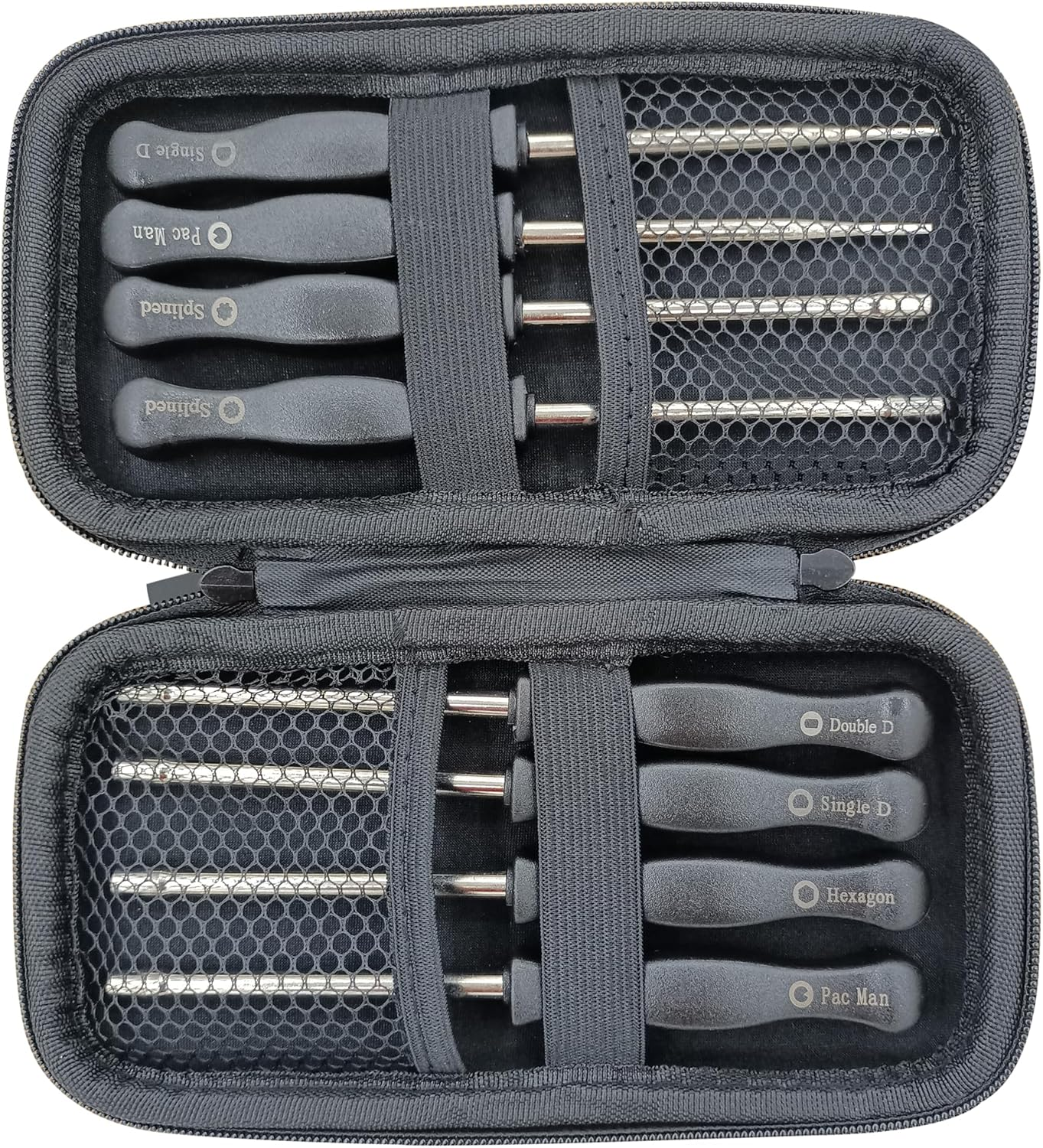 AIBICI Carburetor Adjustment Tool Screwdriver Cleaning Kit Carrying Case for Common 2 Cycle Small Engine, Fits Stihl Poulan Husqvarna MTD Trimmer Weedeater Chainsaw, Pack of 8