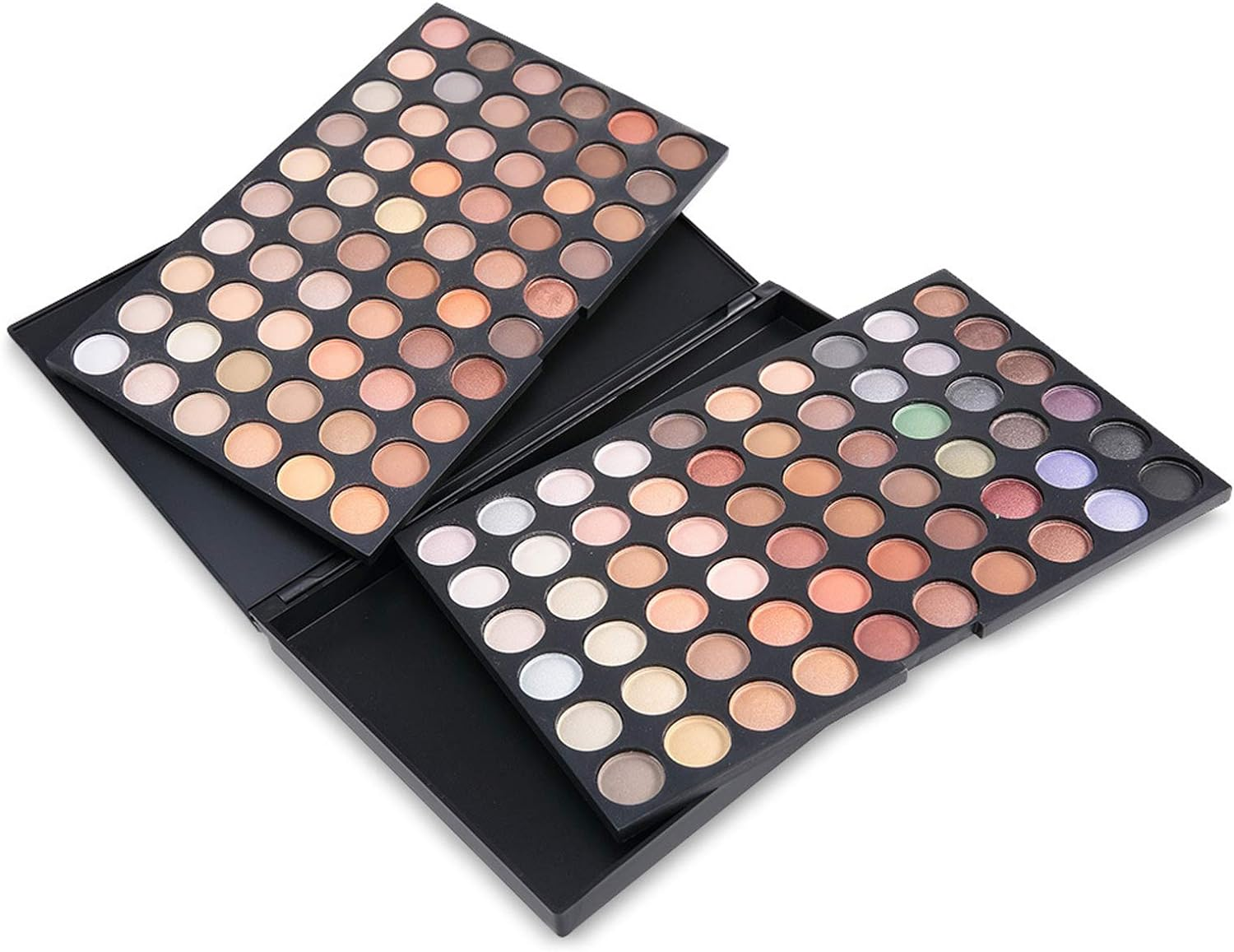 Joyeee Eyeshadow Palette Sets, 120 Colors Profession Nude Brown Eye Shadow Palet, Matte Shimmer Glitter Pearl All Highly Pigmented Blending Powder, Naked, Dark Brown, Black Smokey Eye Makeup Kit - 1 -120 Colourful Eyeshdow Palette image number 2