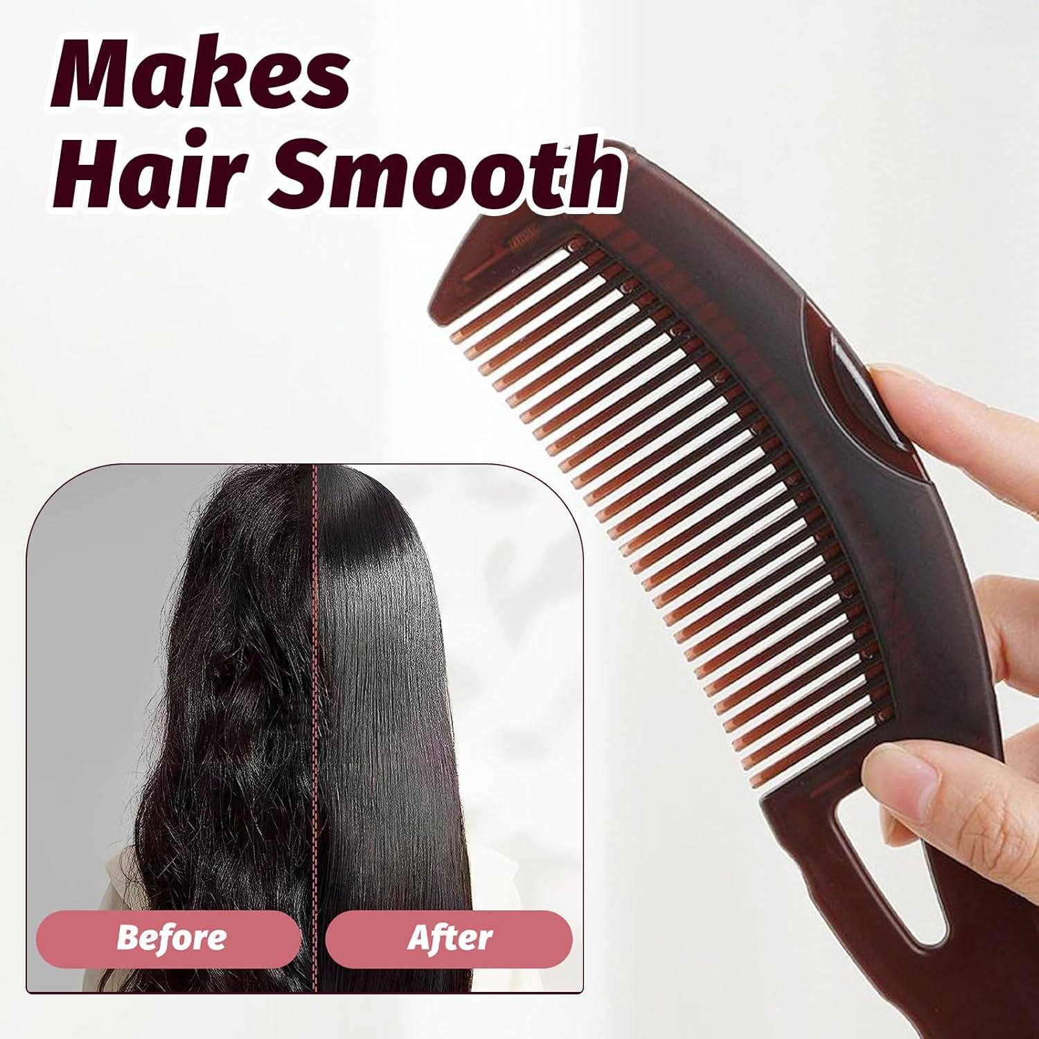 Sularpek Pack of 2 Dandruff Comb, Energy Massage Dandruff Comb, Dandruff Comb with Handle, Hair Comb, Scalp Comb, Scalp Detox Comb, Effective Cleaning and Scalp Massage for Men and Women