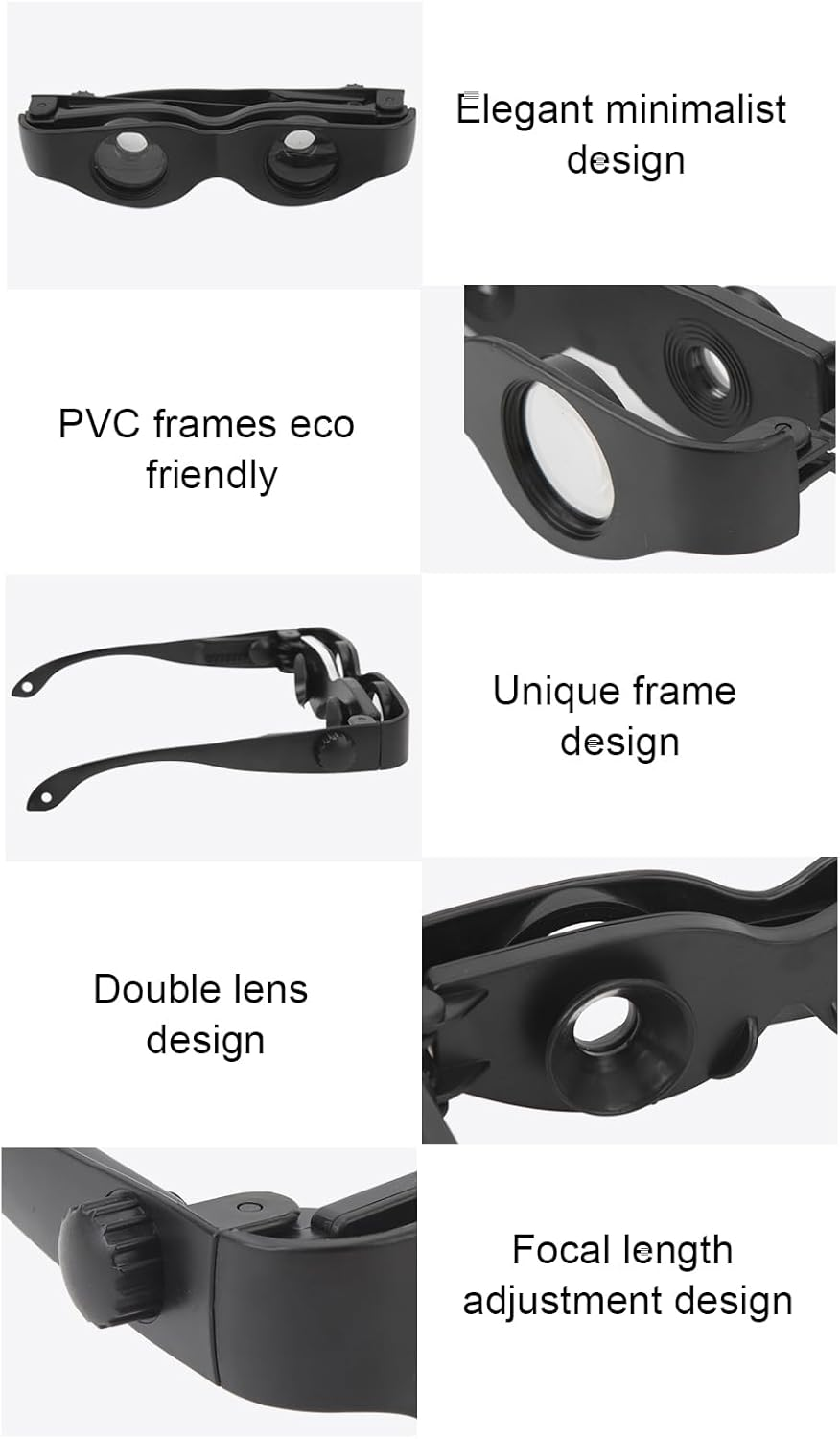 Hands-Free Binocular Glasses, Opera Glasses for Adults Professional Binocular Glasses or Fishing Bird Watching Sports Concerts Theater Opera image number 2