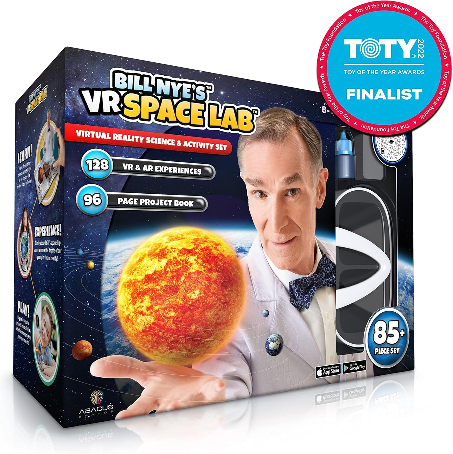 Abacus Brands Bill Nye'S VR Space Lab - Virtual Reality Kids Science Kit, Book and Interactive Learning Activity Set (Full Version - Includes Goggles) image number 6
