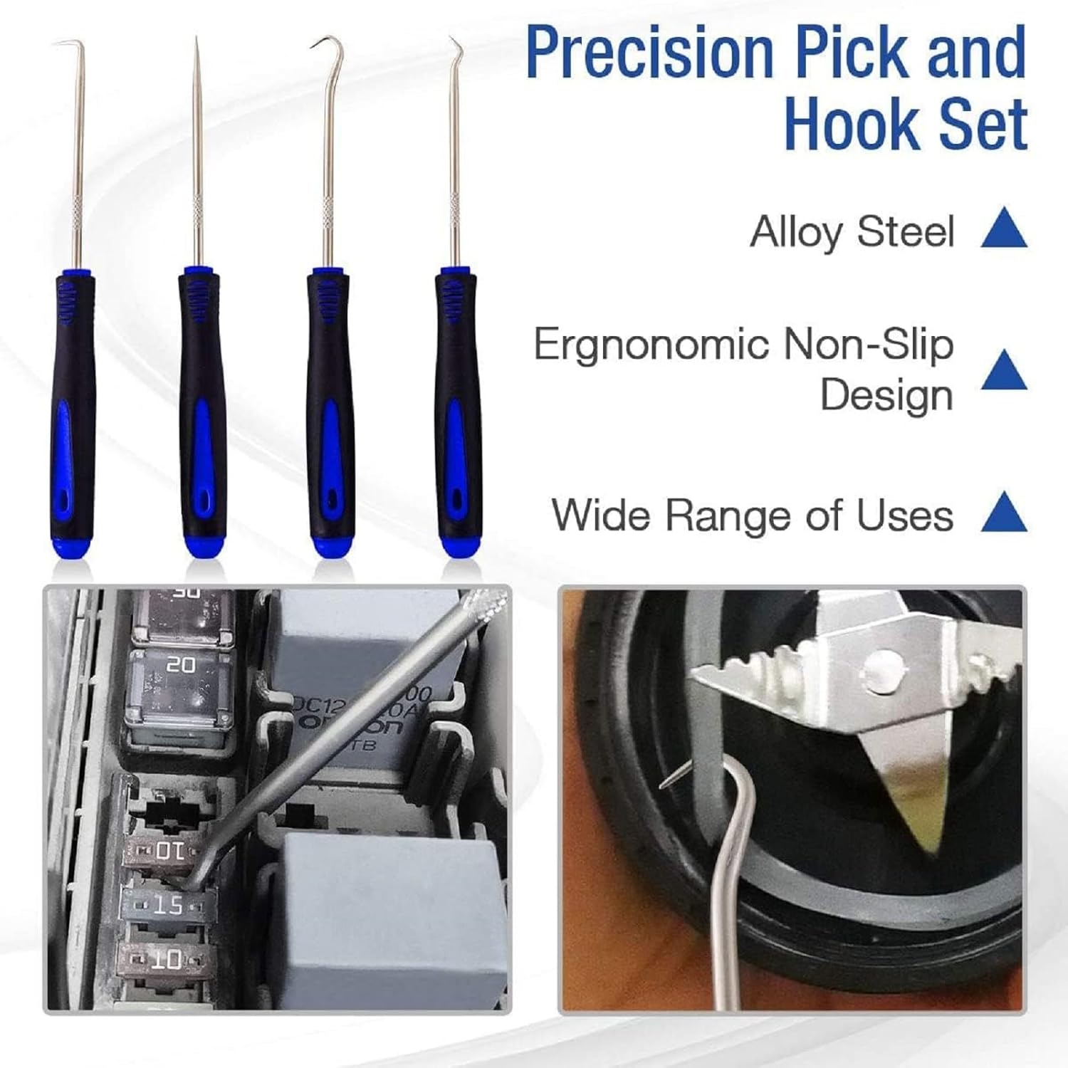 88 Pcs Trim Removal Tool, Fastener Remover Car Tool Kit, Automotive Interior Plastic Kit, Auto Clip Pliers Removal Tool Kit with Storage Bag, Blue image number 6