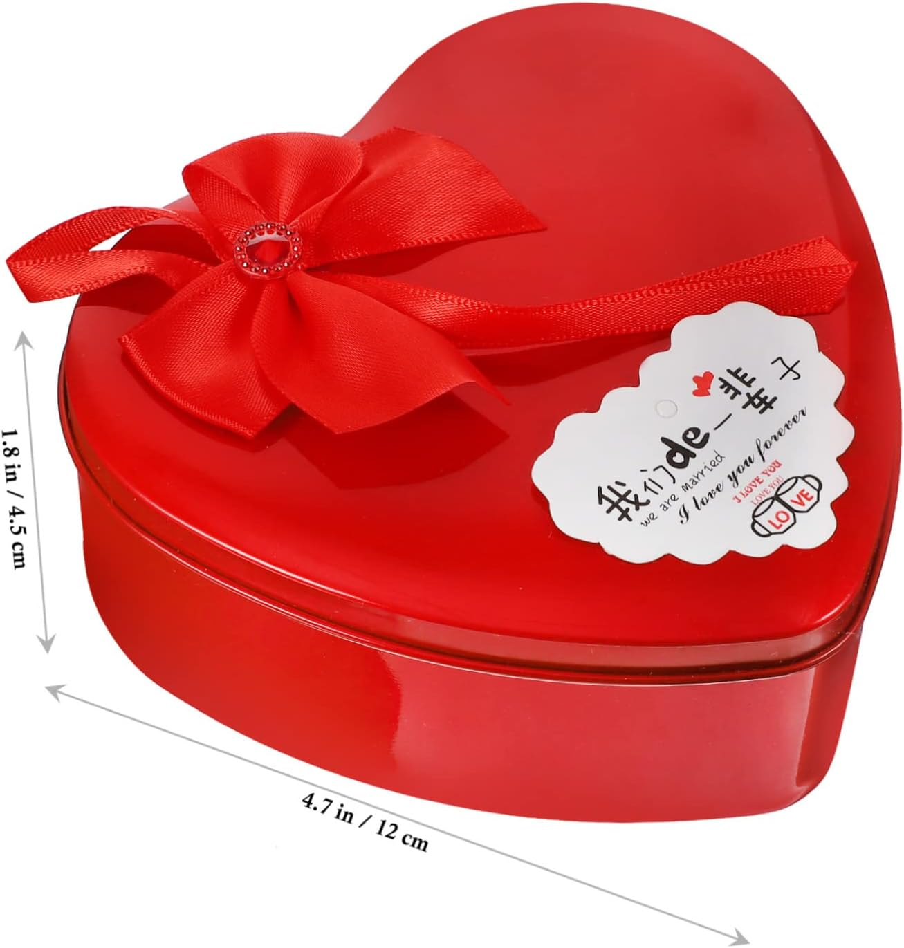 MERRYHAPY Floral Scented Soap Simulation Flower Heart Shape Soap Flower Box Shower Box image number 5