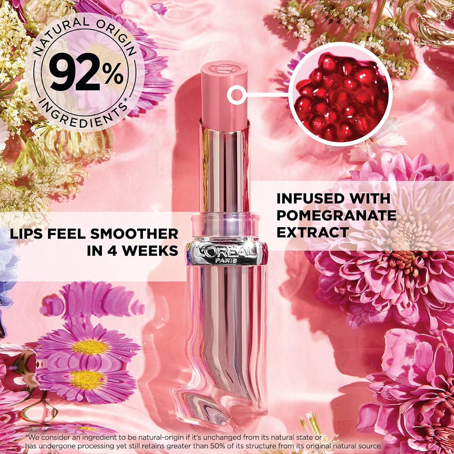 L'Oreal Paris Glow Paradise Hydrating Balm-In-Lipstick with Pomegranate Extract, Ecstatic Mulberry, 0.1 Oz - 110 Pastel Exaltation image number 5