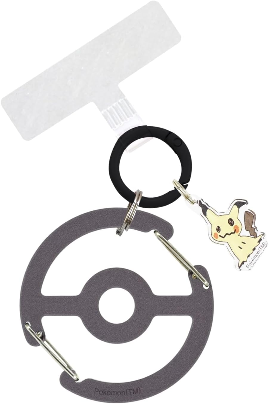 Gourmandies POKE-987D Pokemon Multi Ring plus with Clear Carabiner Mimikyu image number 5