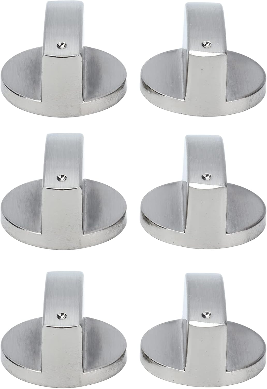 Cryfokt Zinc Alloy Replacement Control Knob, 6 Pieces for Gas Stove, Microwave Oven, Exquisite Workmanship for All Brand Models (45&deg; Switch) image number 4