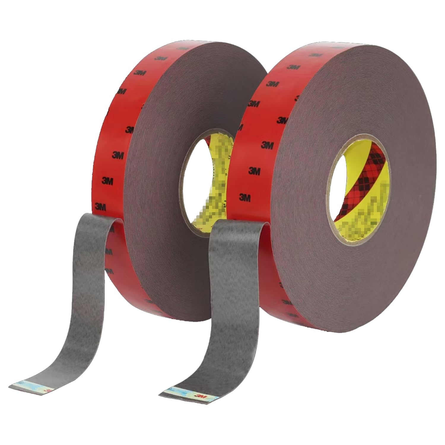 2 Pack 3M Double Sided Tape, Heavy Duty Mounting Tape, Adhesive Foam Tape Made with 3M for Home Office Car Automotive LED Light Decor Hanging（1Cm*300Cm, Thickness:0.8Mm） image number 1