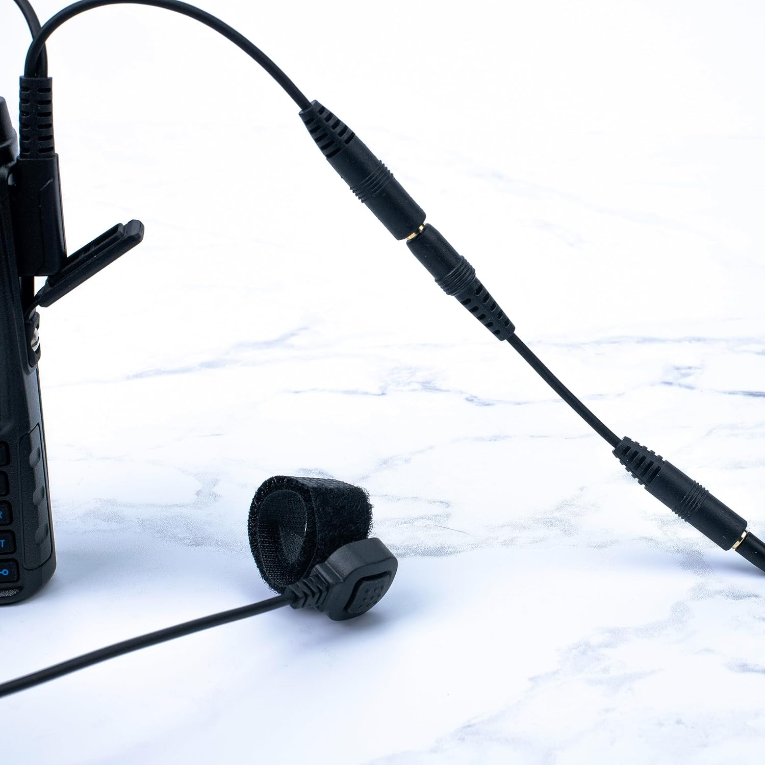 BTECH Universal 2-Pin K1 to 3.5Mm Audio Adapter with One-Touch PTT &ndash; Premium Compatibility with Baofeng, Kenwood Radios & 3.5Mm Headsets with In-Line Mics image number 3