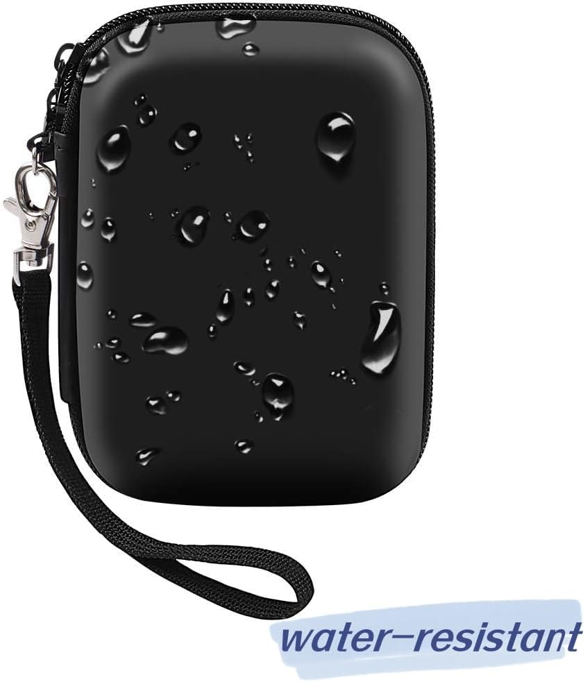 Protective Carrying for Digital Camera, Abergbest 21 Mega Pixels ，Kodak Pixpro/Canon Powershot ELPH 180/190 / Sony DSCW800 / DSCW830 Cameras with Adjustable Straps Mesh Pocket (1Pcs)