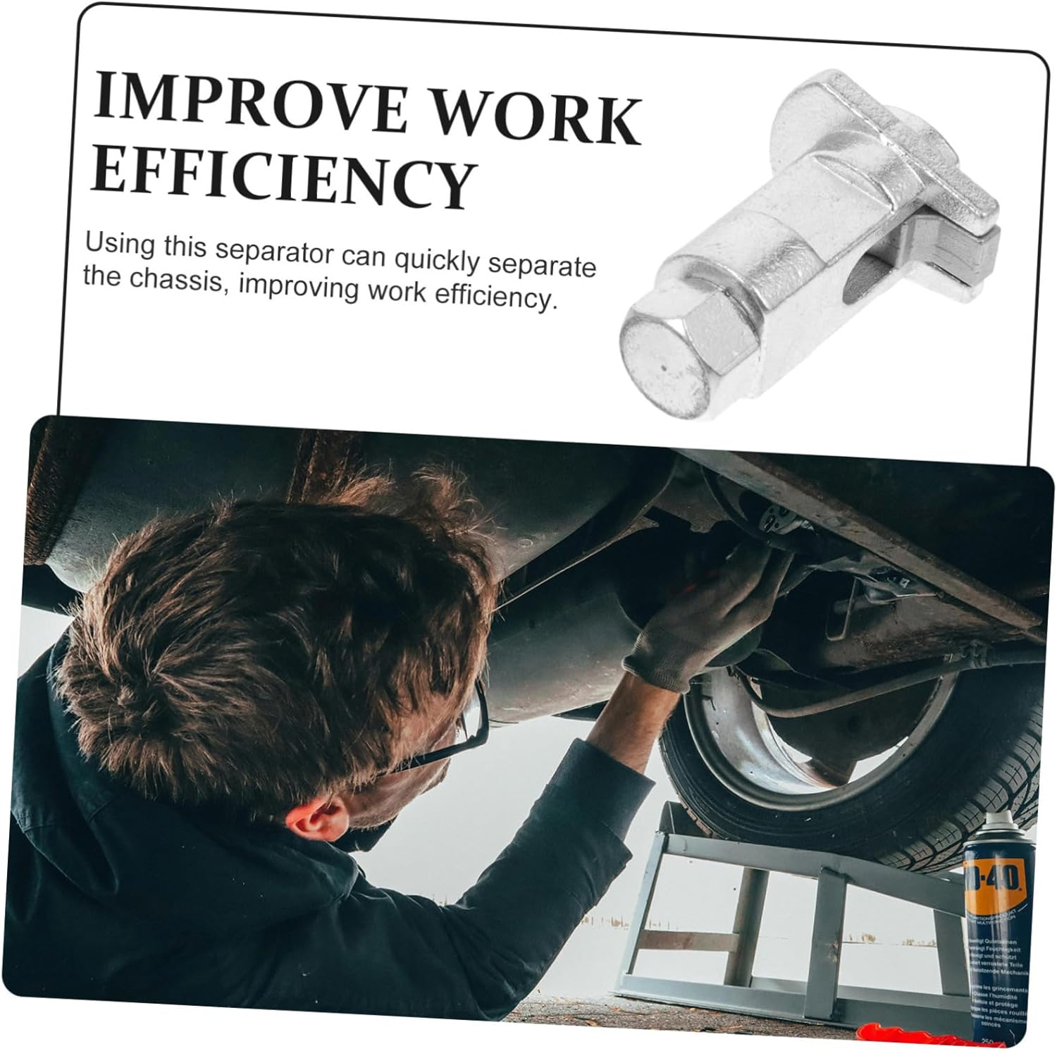 DOITOOL Suspension Strut Spreader Tool Automotive Hydraulic Spreader Ball Joint Arm Removal Tool image number 6