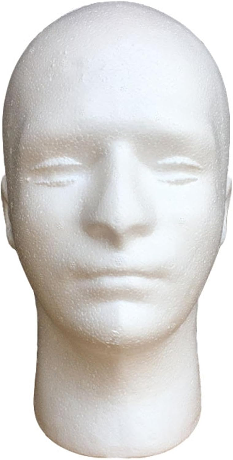 Amagogo Mannequin Head Display Stand round Base Durable 11'' Tall Male Stand Model Manikin for Headphone Glasses Shop Home Headwear