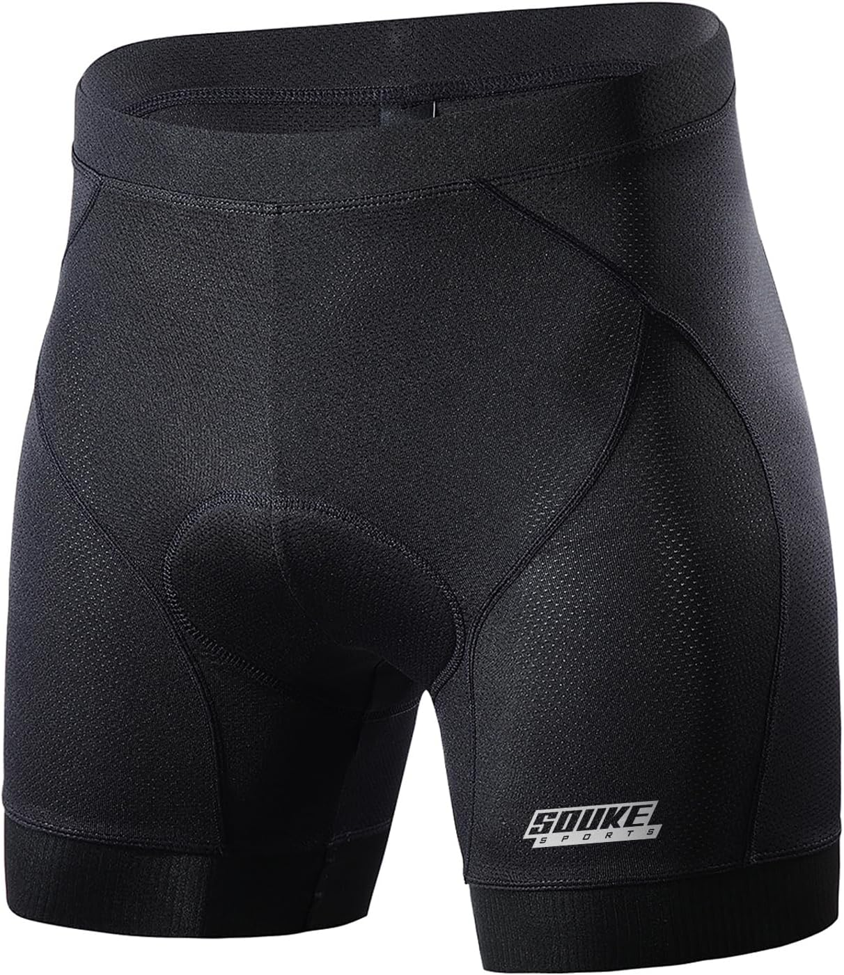 Souke Sports Men'S Cycling Underwear Shorts 4D Padded Bike Bicycle MTB Liner Shorts with Anti-Slip Leg Grips