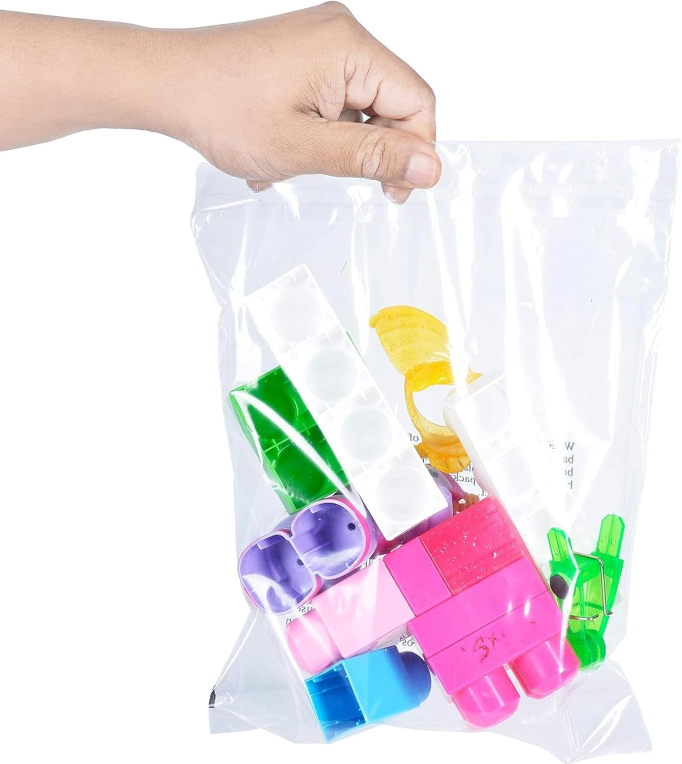 200 PCS Clear Plastic Bags 12X18Cm - Self Sealing OPP Cello Bags for Bakery Cookies Goodies Favor Decorative Wrappers image number 3