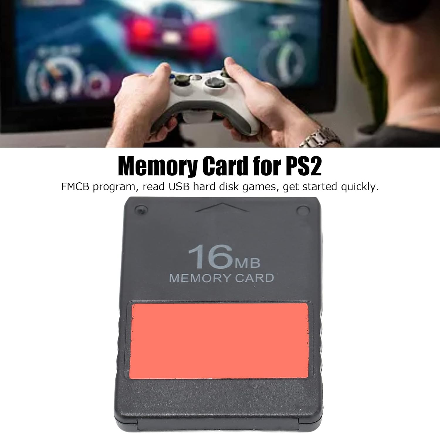 POENVFPO Memory Cards 16MB FMCB Game SD Card USB Games Support for Console Faster Loading Speed Compatibility image number 3