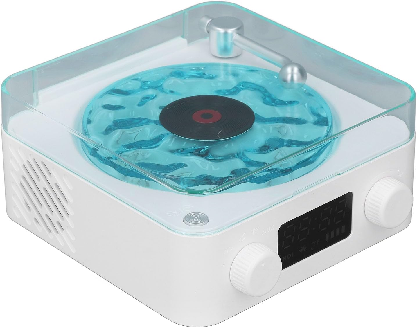 Luocute White Noise Sound Machine Multifunctional Design with Clock and Ambiance Light for Home Office Baby Kids Adults (White) image number 1