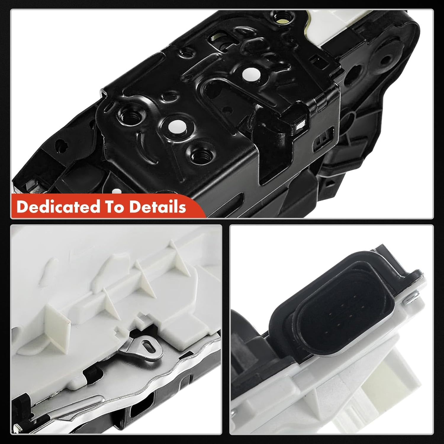 A-Premium Door Latch Lock Actuator Compatible with Audi, Volkswagen and Seat Vehicles - A1 2011-2014, CC 2009-2015, for Tiguan 2009-2014, Amarok 2011-2012, Ibiza 2009-2012 - Front Left Driver Side