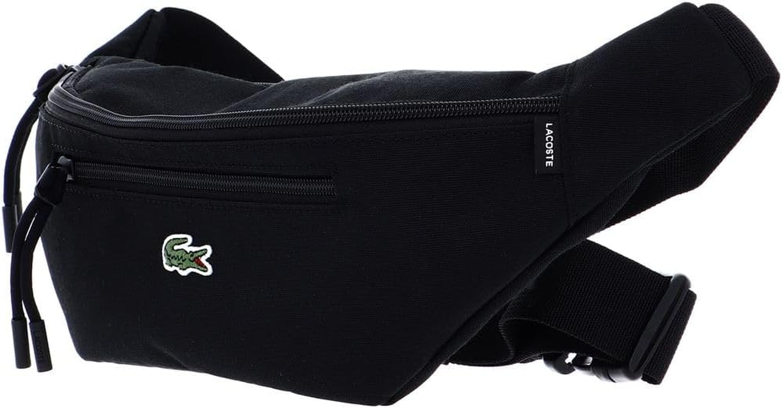 Lacoste Men'S Neocroc Waist Bag, Black, One Size image number 3