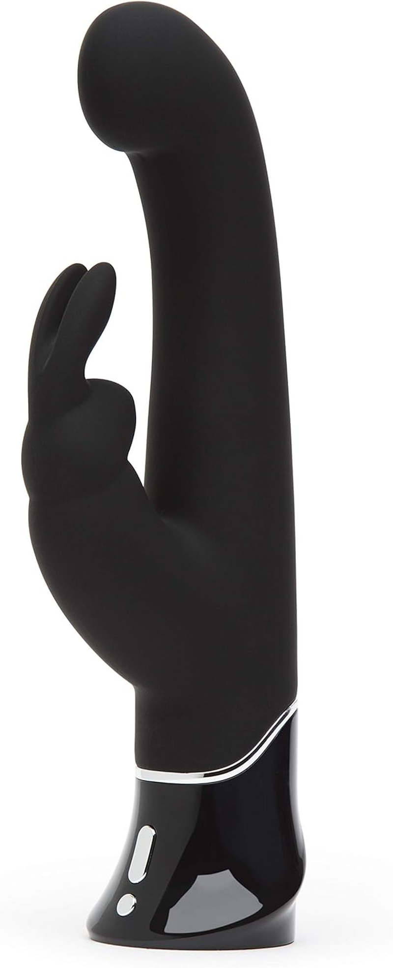 Fifty Shades of Grey Greedy Girl Rabbit Vibrator - 5.5 Inch Silicone G Spot Vibrator Gifts for Women - Dual Stimulation Adult Sex Toy - Rechargeable & Waterproof - Black image number 3