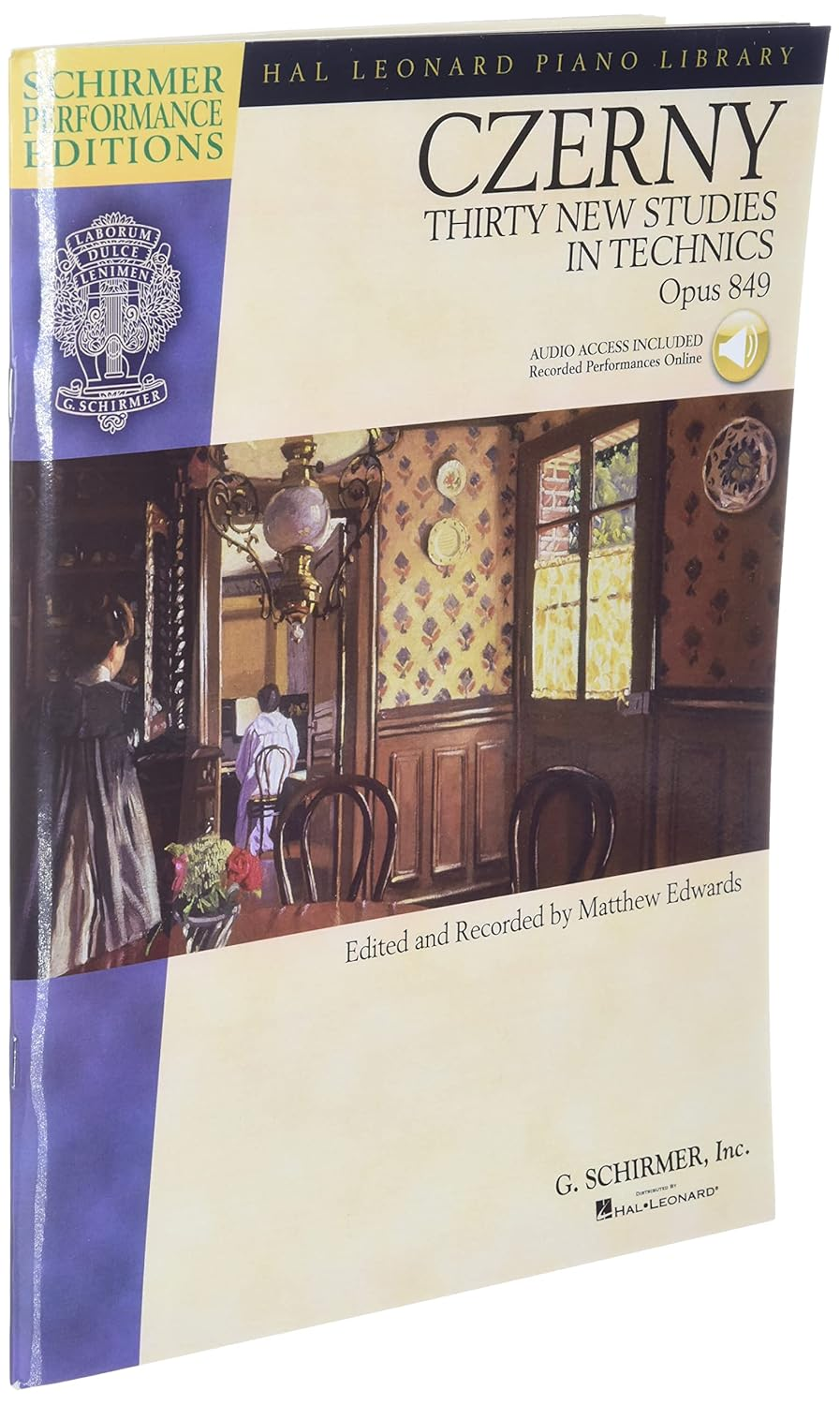 Carl Czerny - Thirty New Studies in Technics, Op. 849 Book/Online Audio: with Online Audio Recordings of Performances Schirmer Performance