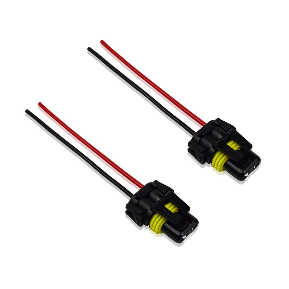 9005 9006 9012 HB3 HB4 Female Adapter Wiring Harness Sockets Wire Pigtail Connector for Auto Headlights Fog Lights, Automotive Accessories Replacement, 2 Pack Nylon Waterproof Plugs image number 4