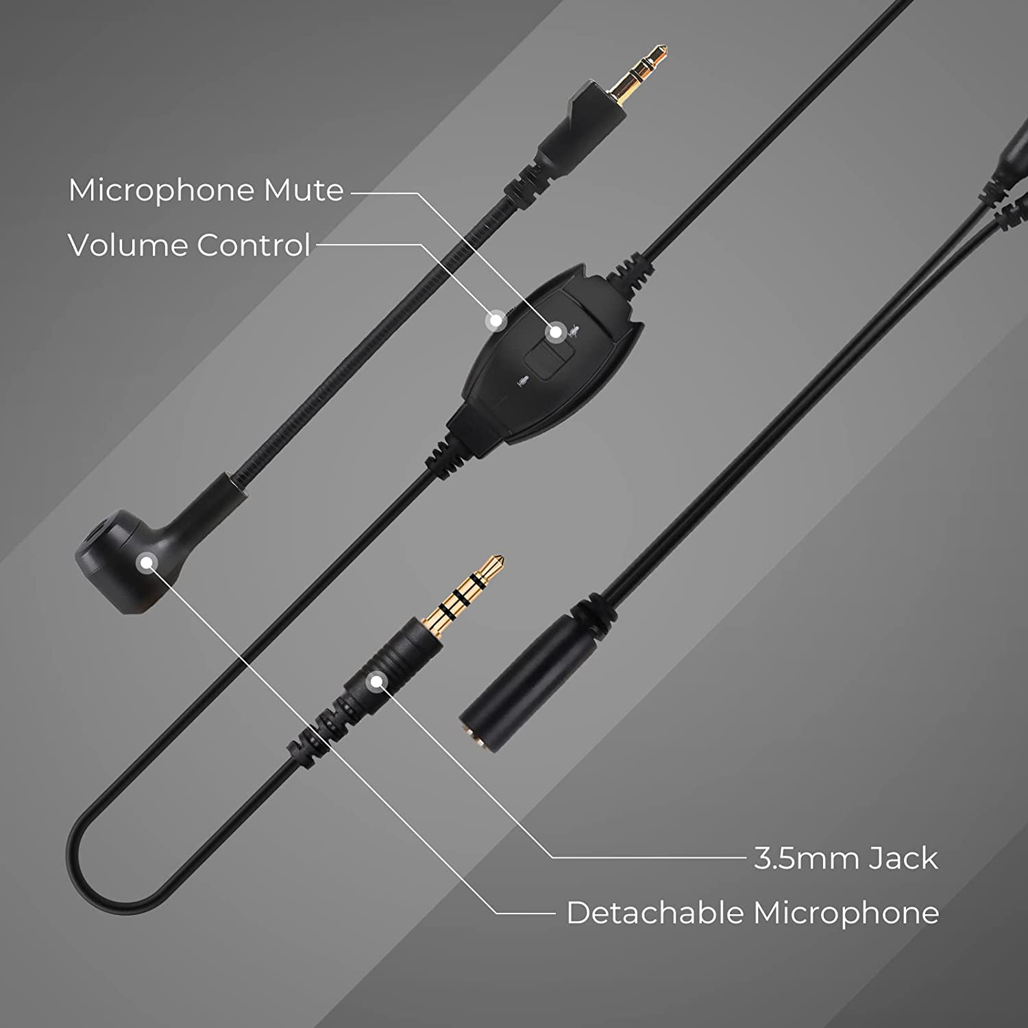 EKSA Gaming Headphones with Noise Canceling Mic E900 image number 1