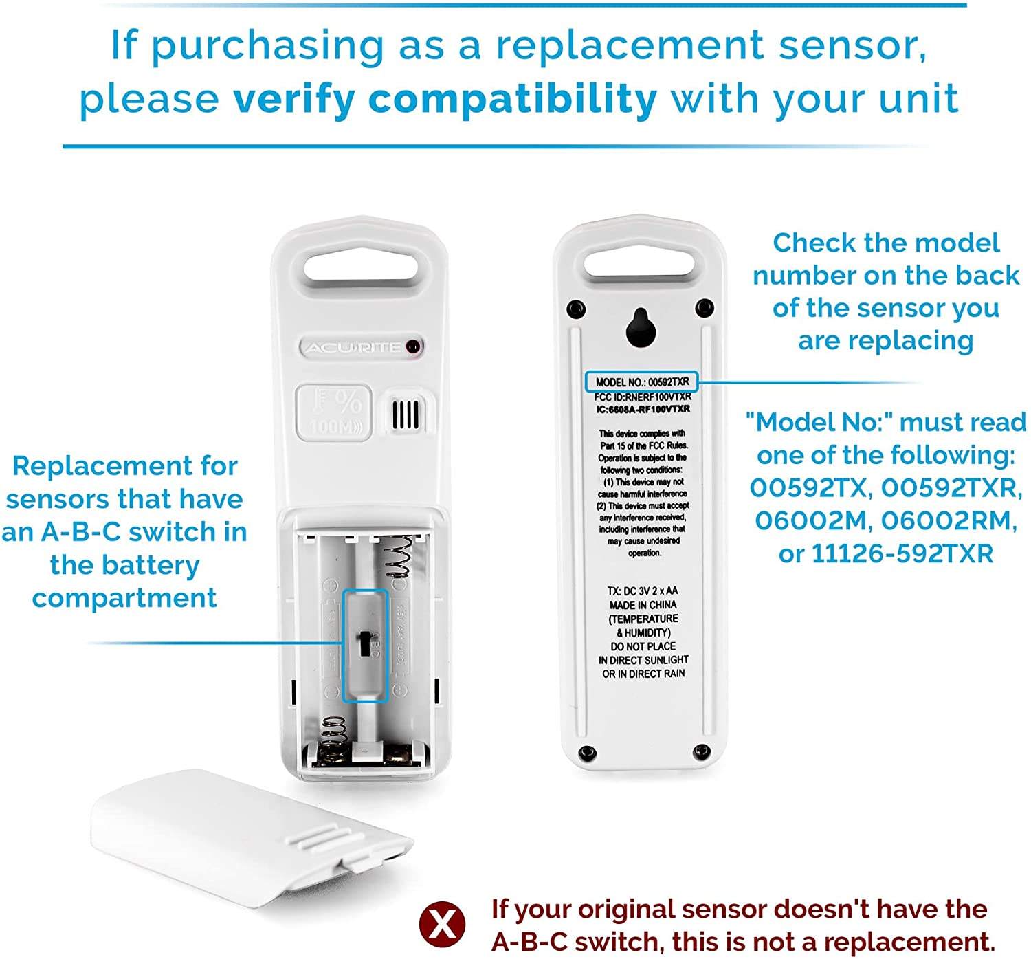Acurite 06002M Wireless Temperature and Humidity Sensor image number 5