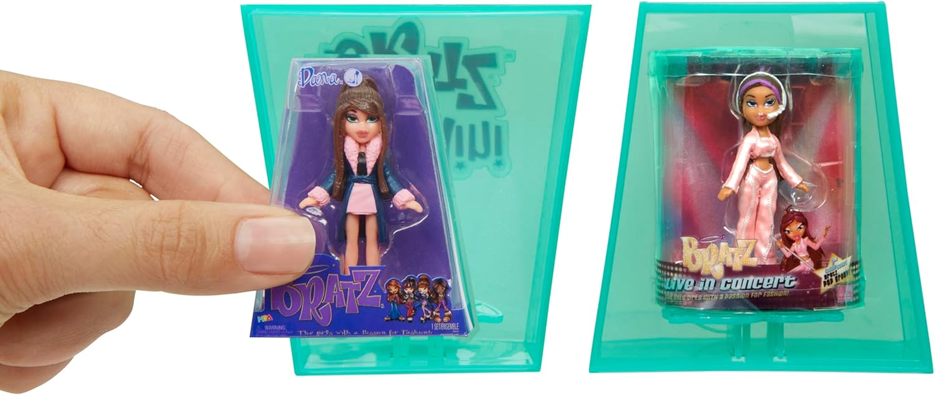 Bratz Mga'S Miniverse Mini Series 3 - Y2K Nostalgia - 2 Mini Pack - Blind Packaging Is Also a Display - Collectable Figures for Children and Collectors from 6 Years