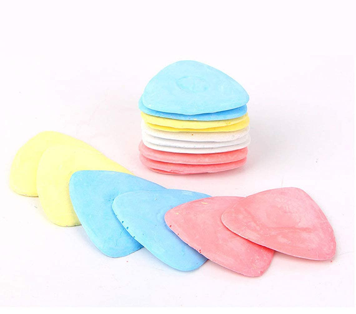 Triangle Tailors Chalk,Sewing Fabric Chalk and Fabric Markers for Quilting,Sewing Supplies Accessories (10Pcs) image number 2